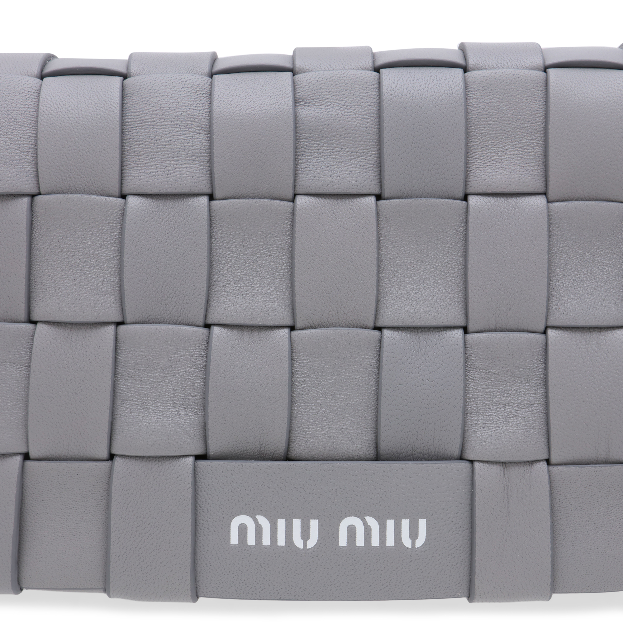 

Leather shoulder bag, Grey