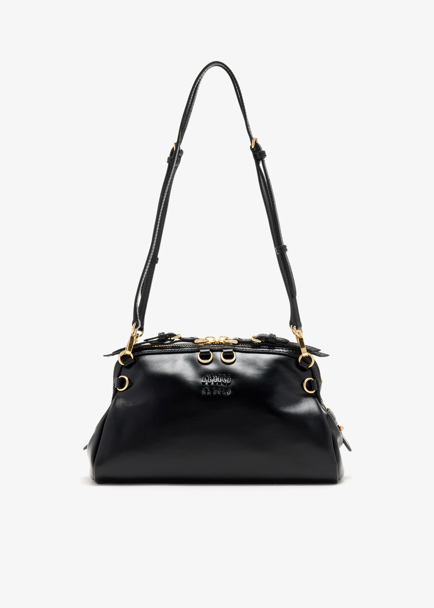 

Caprice leather clutch, Black