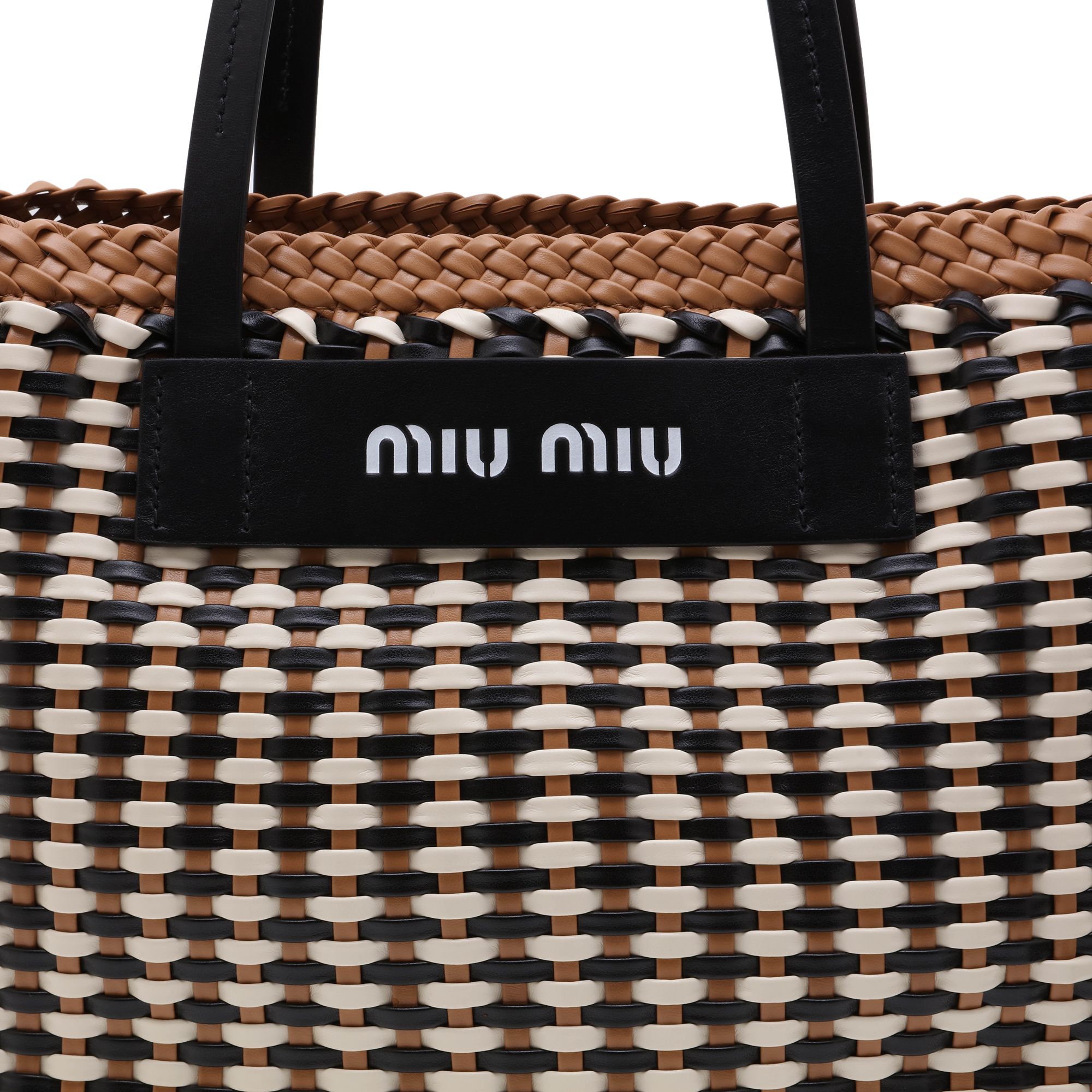 

Woven tote bag, Multi-coloured