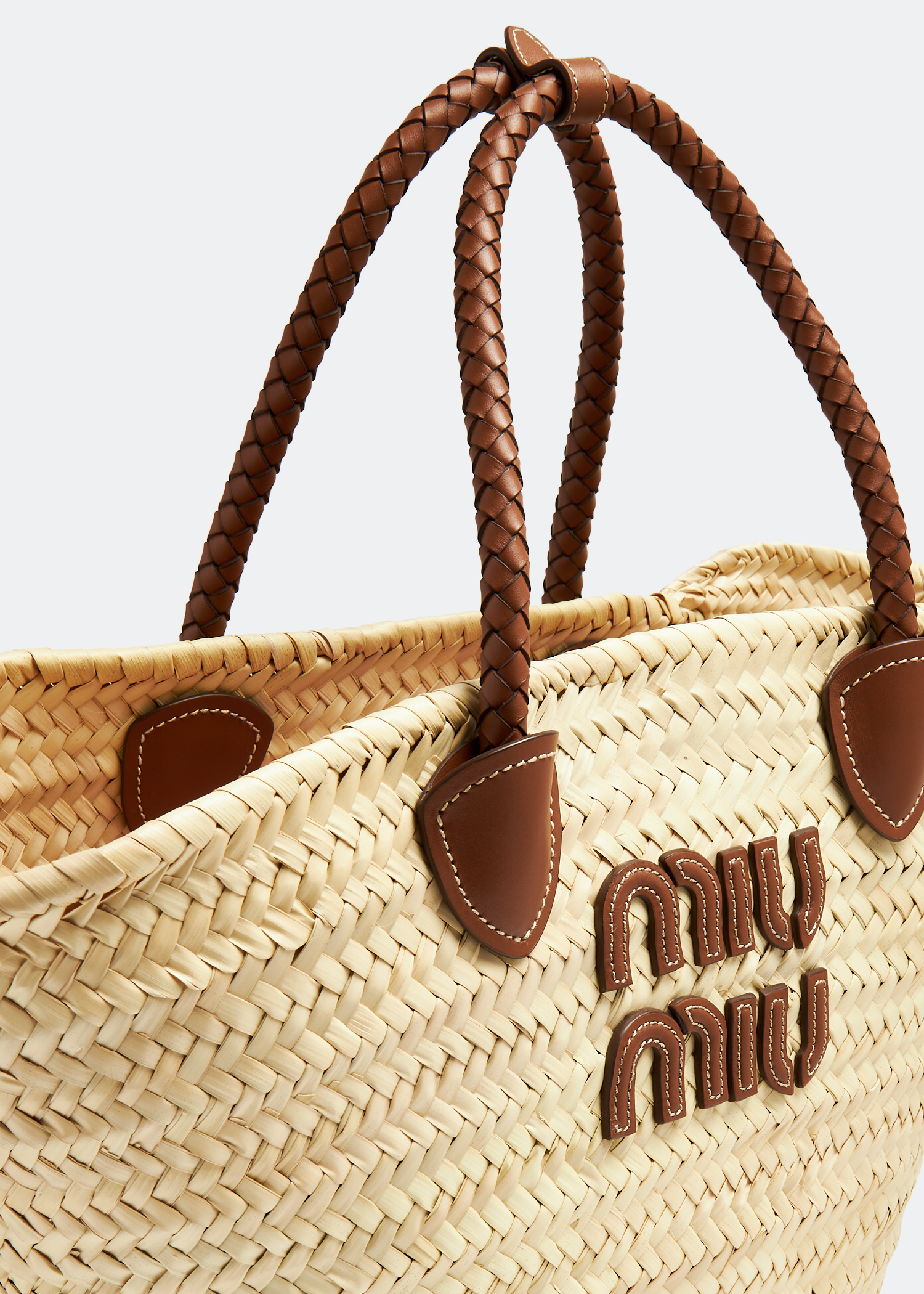 

Palmetto handbag, Beige