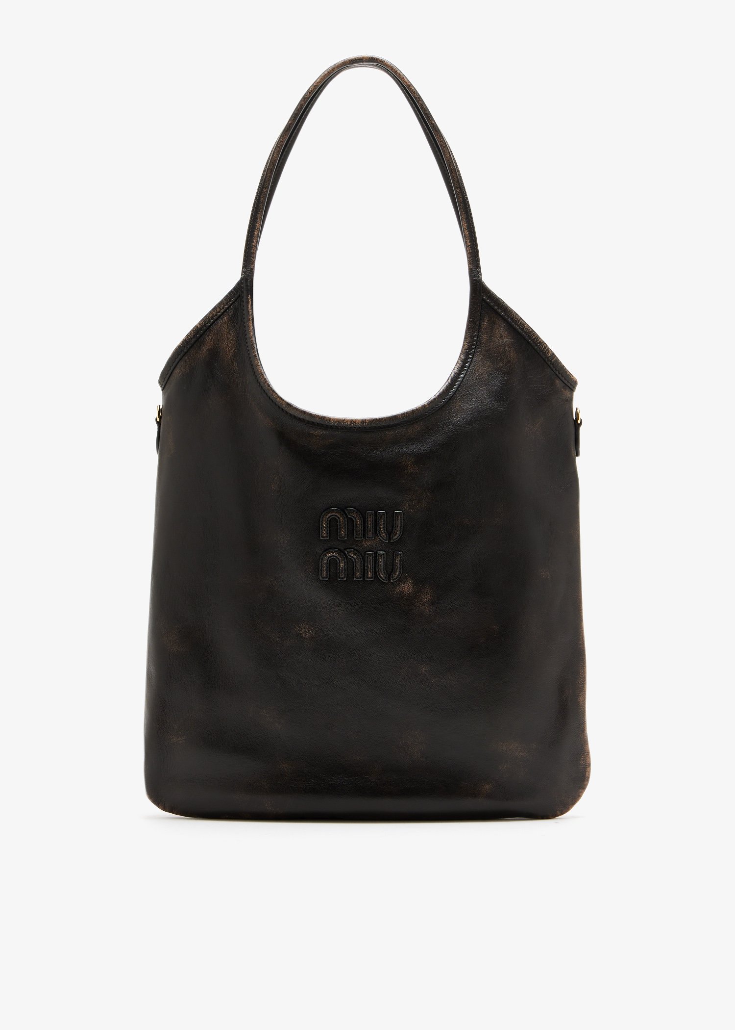 

Ivy leather bag, Brown