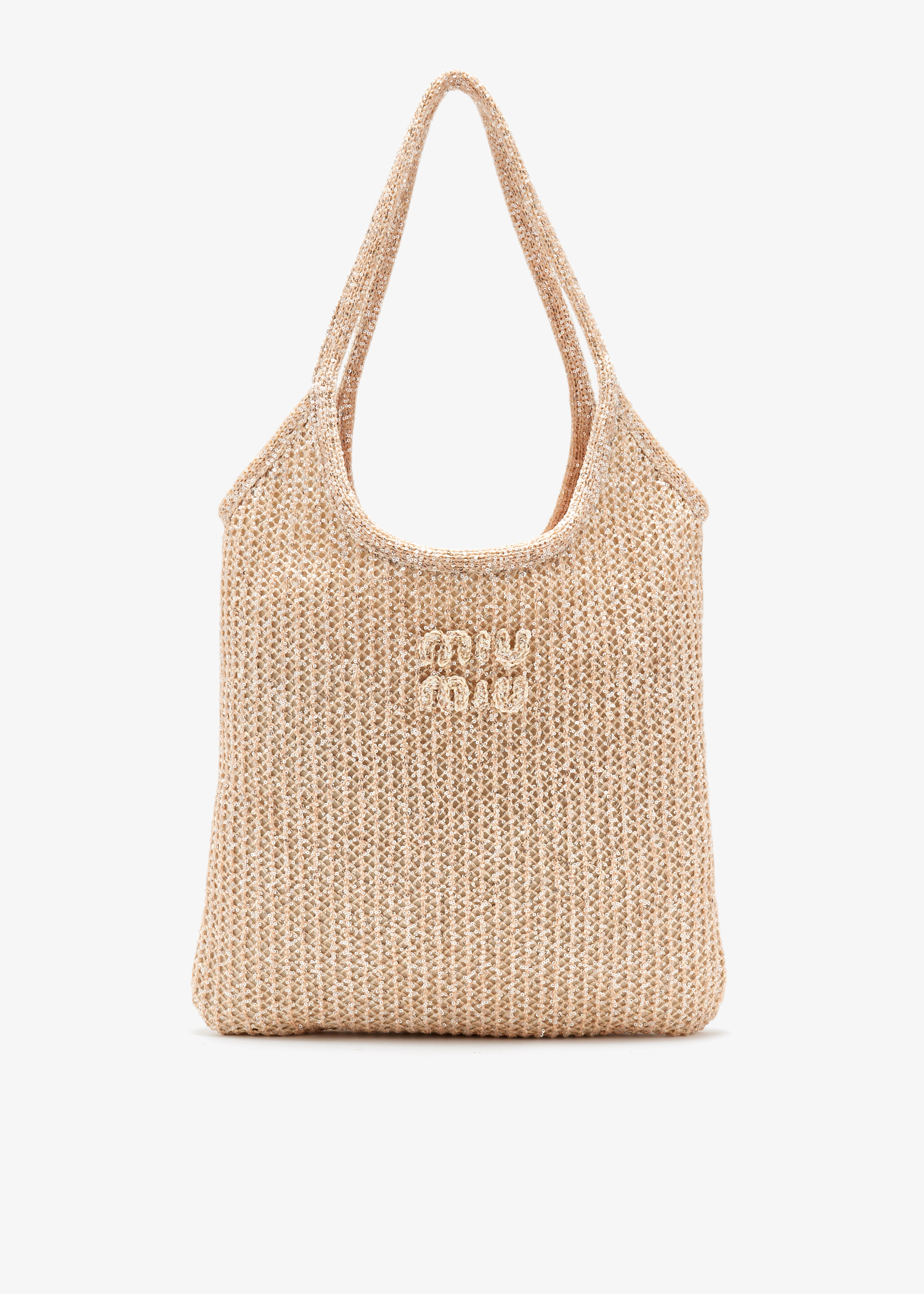 

Ivy sequin mesh bag, Pink