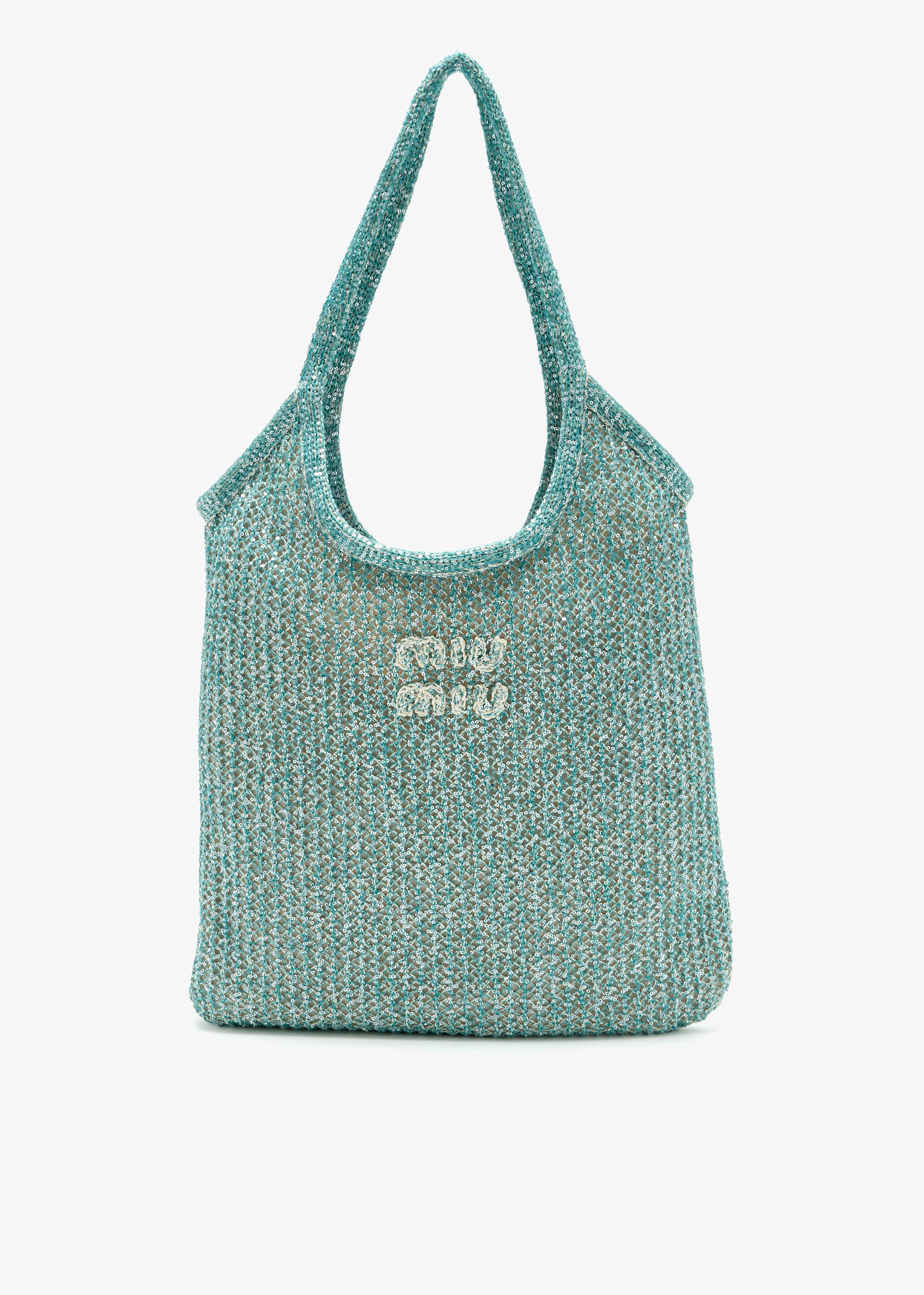 

Ivy sequin mesh bag, Blue