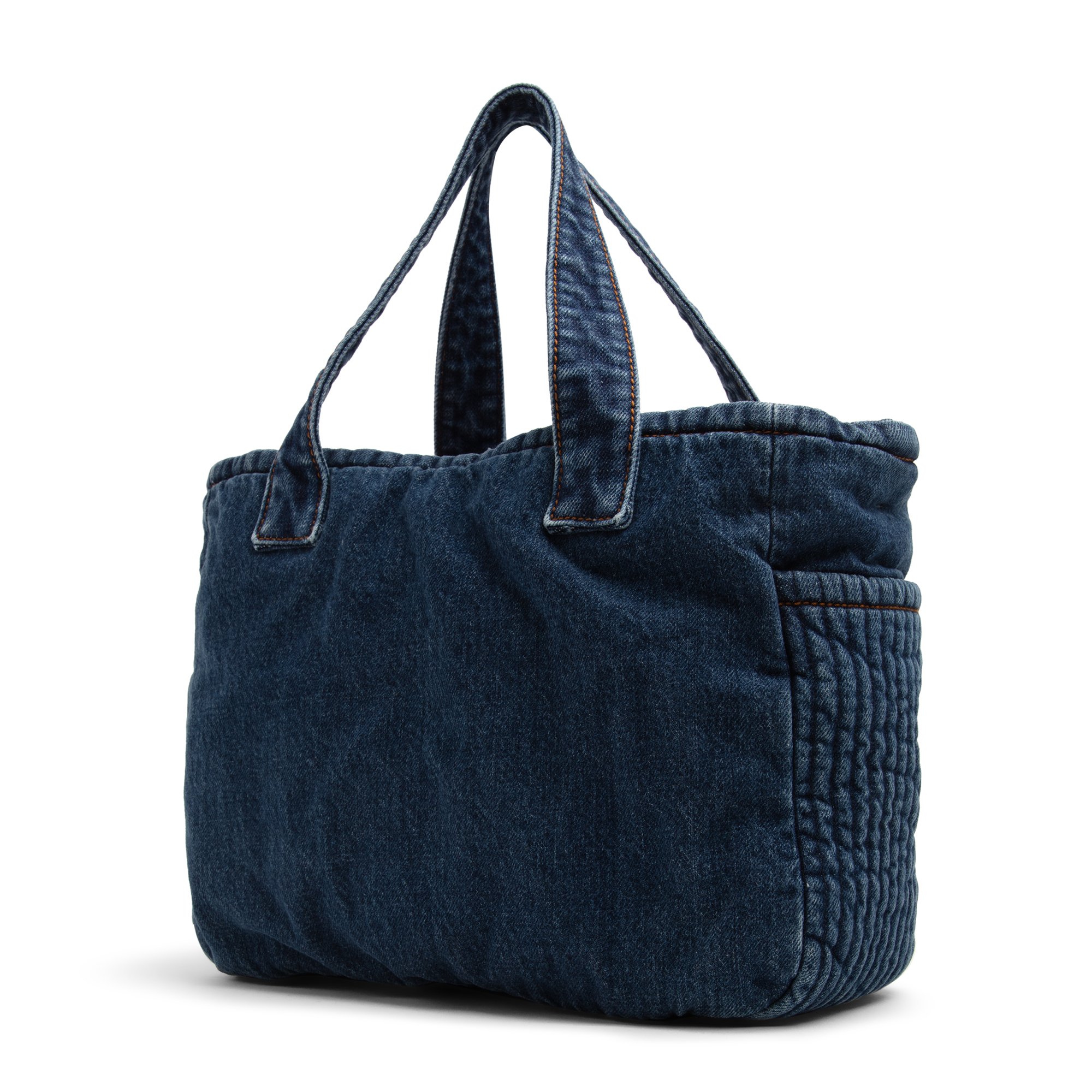

Denim tote bag, Blue