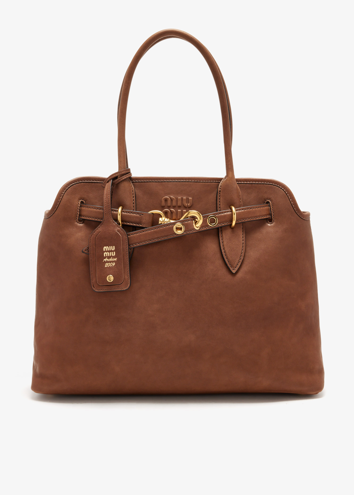 

Aventure nappa leather bag, Brown