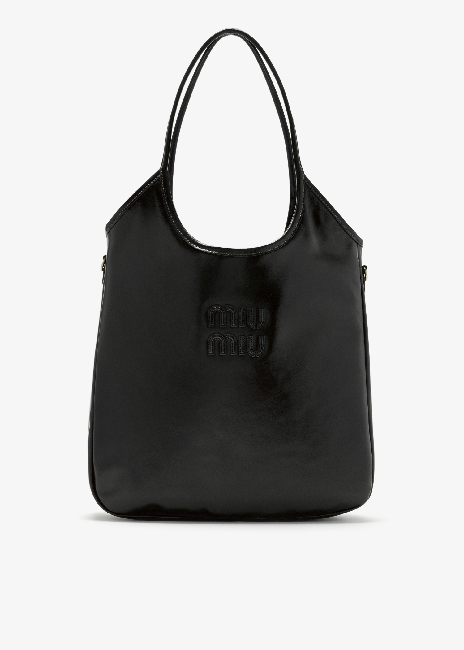 

Ivy leather bag, Black