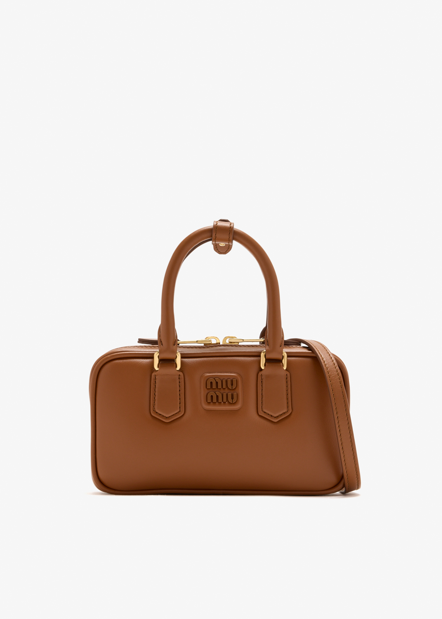 

Arcadie leather mini bag, Brown