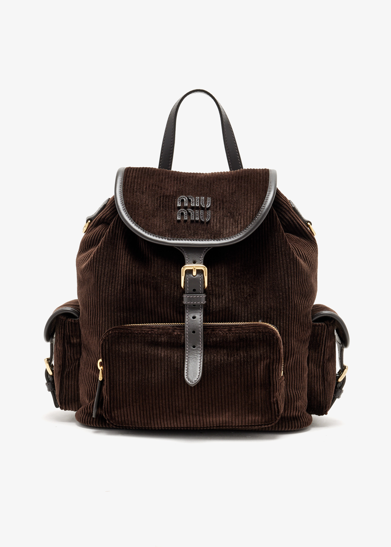 

Corduroy backpack, Brown