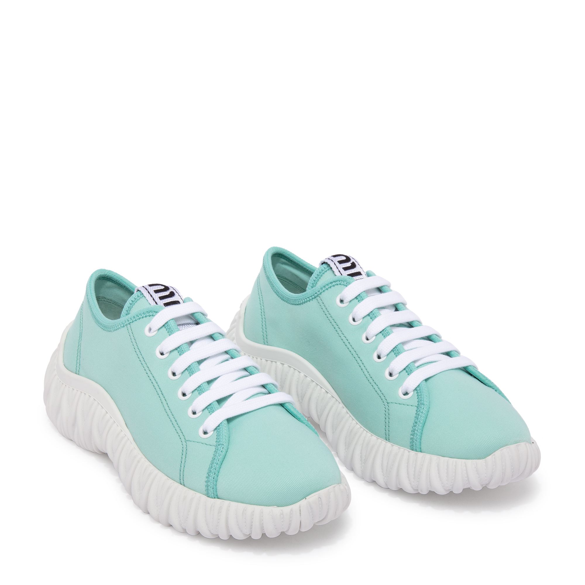 

Cotton gabardine sneakers, Green