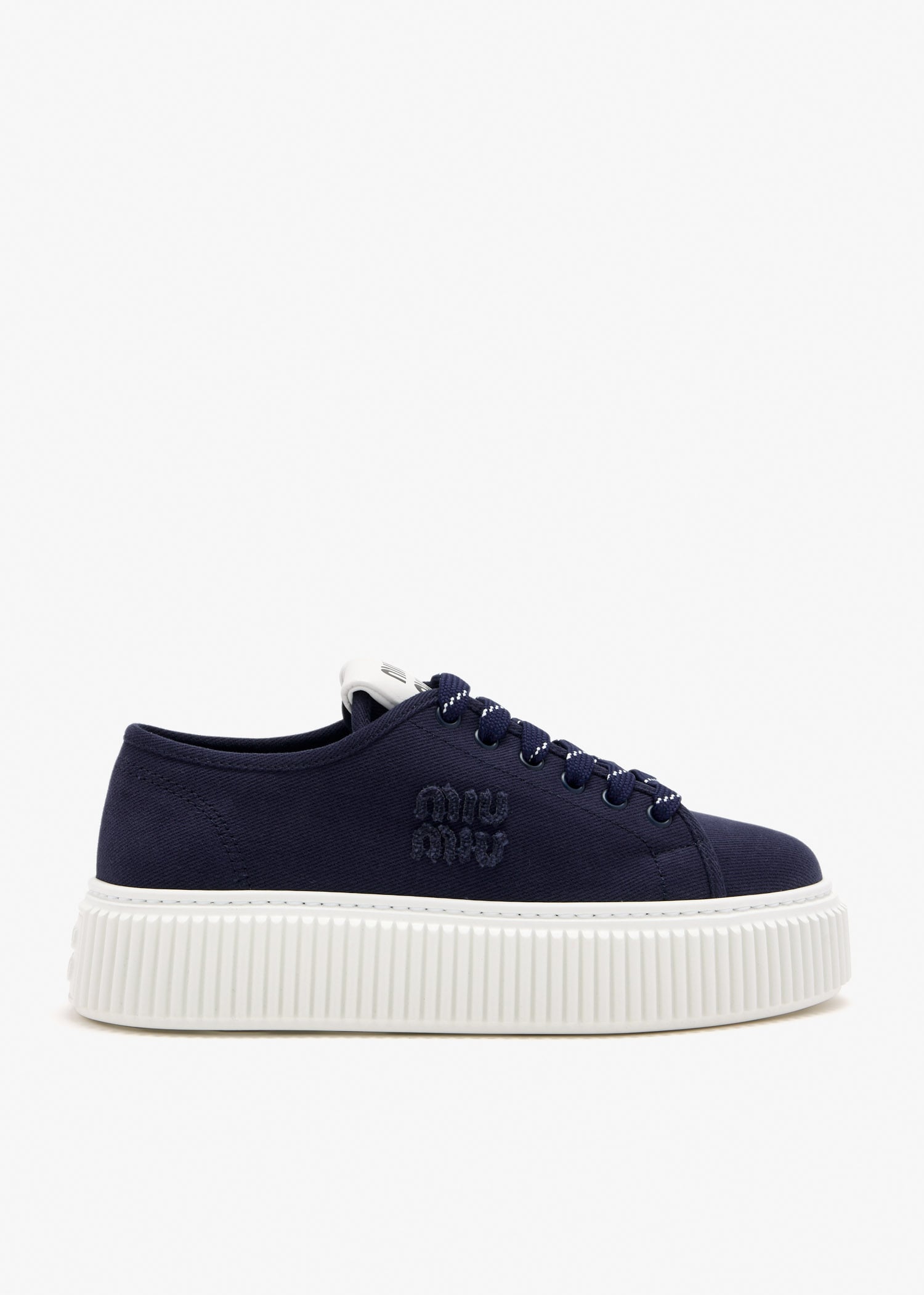 

Logo denim sneakers, Blue