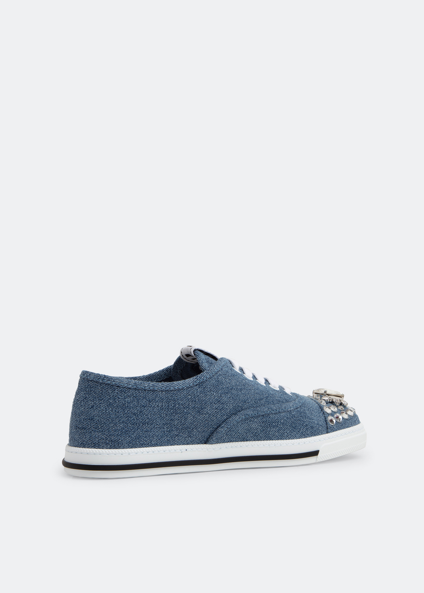 

Denim low-top sneakers, Blue