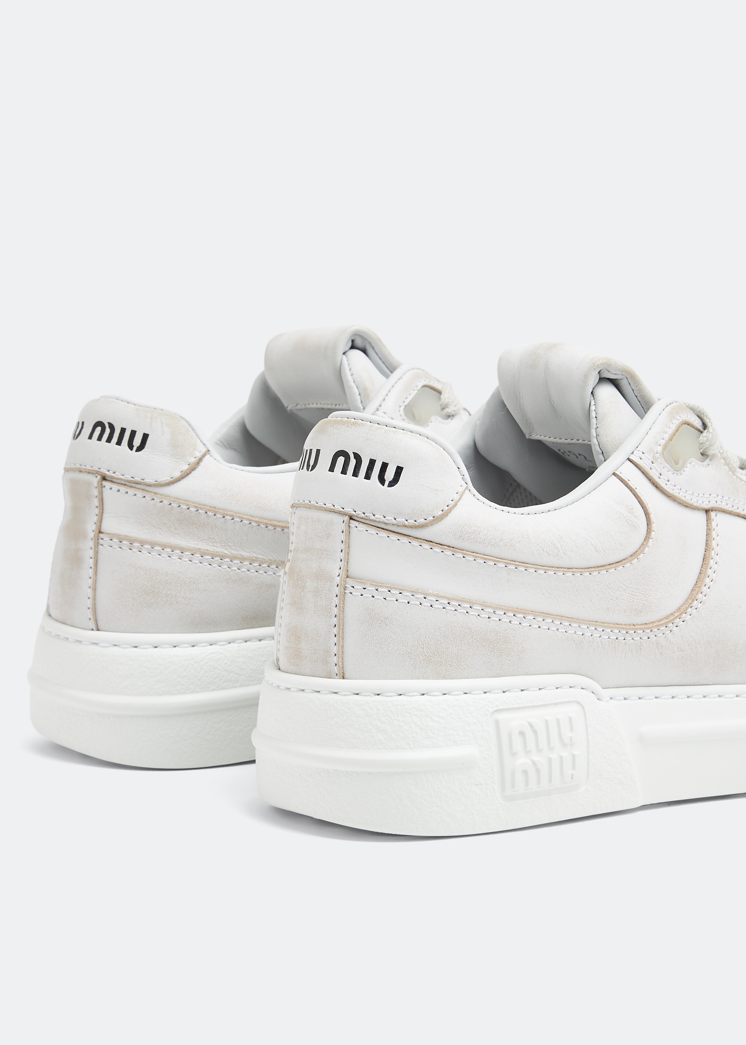 

Leather sneakers, White