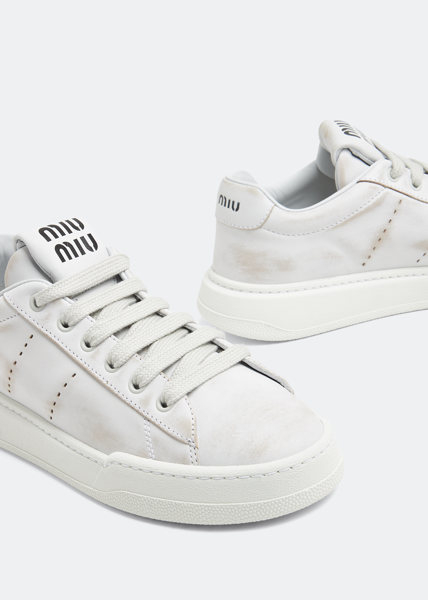 

Leather sneakers, White