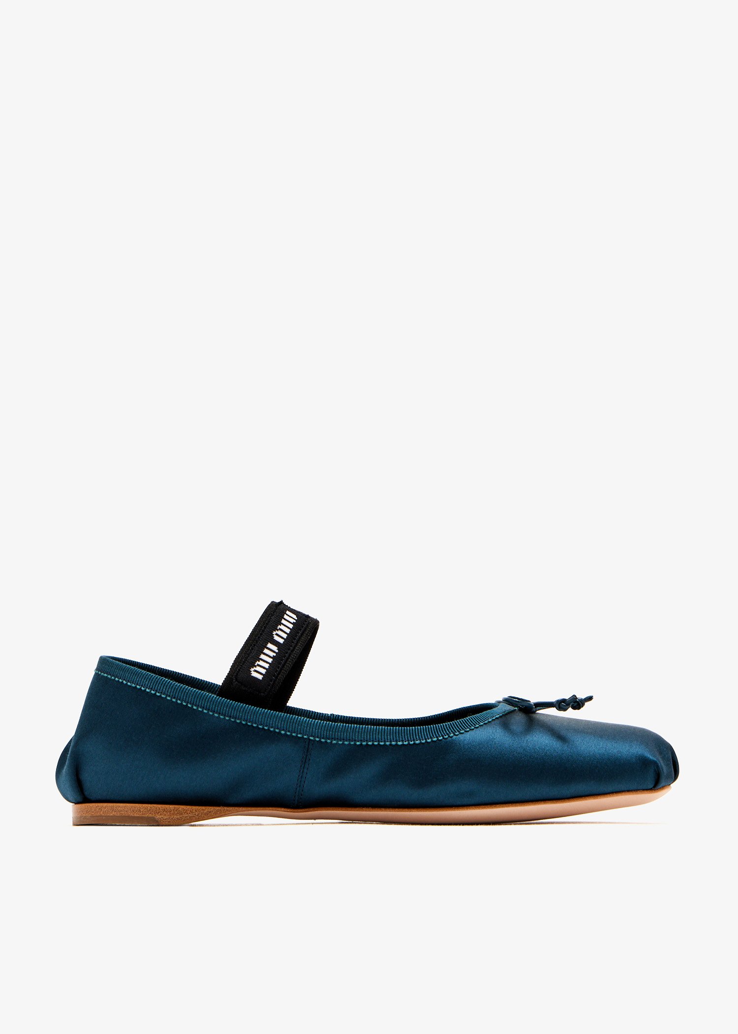 

Satin ballerinas, Blue
