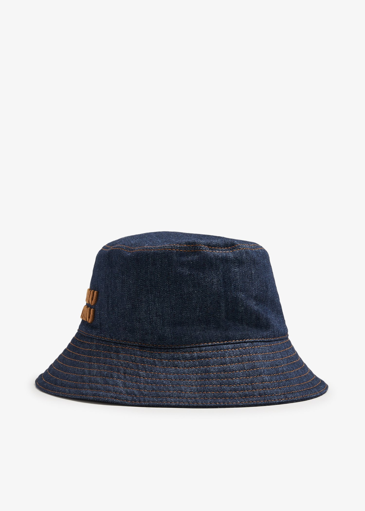 

Denim bucket hat, Blue