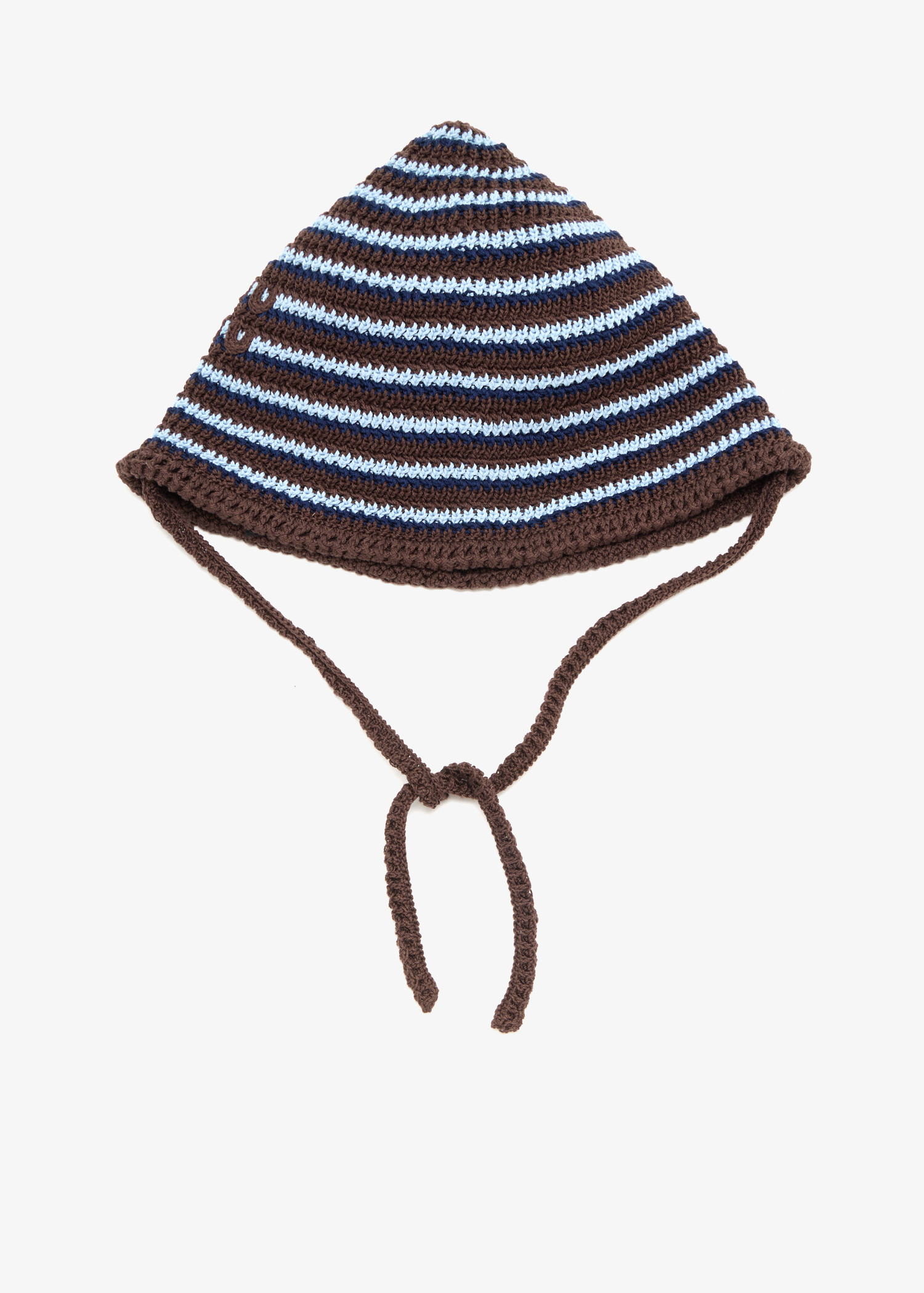 

Knitted cotton hat, Brown