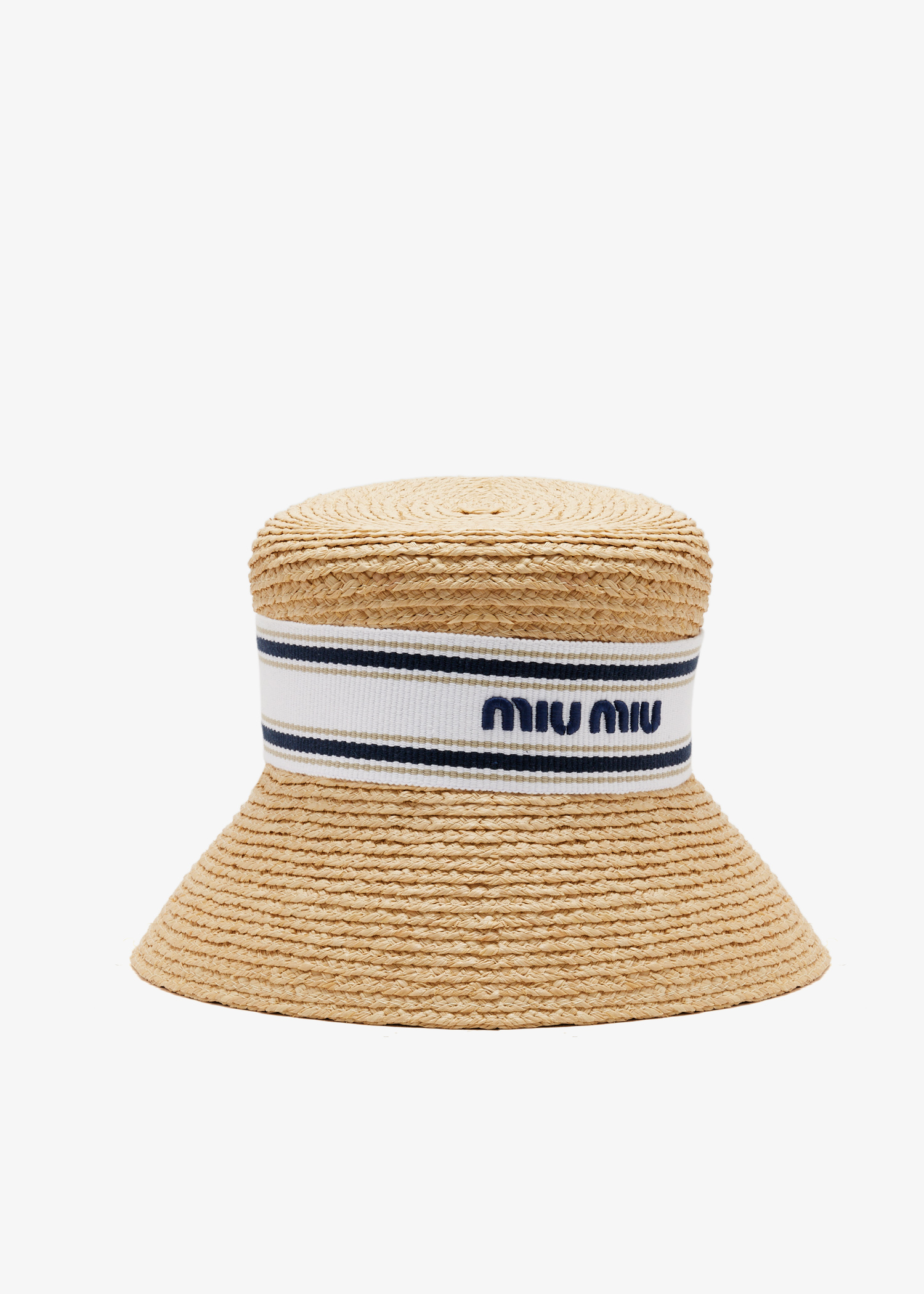 

Woven fabric hat, Beige