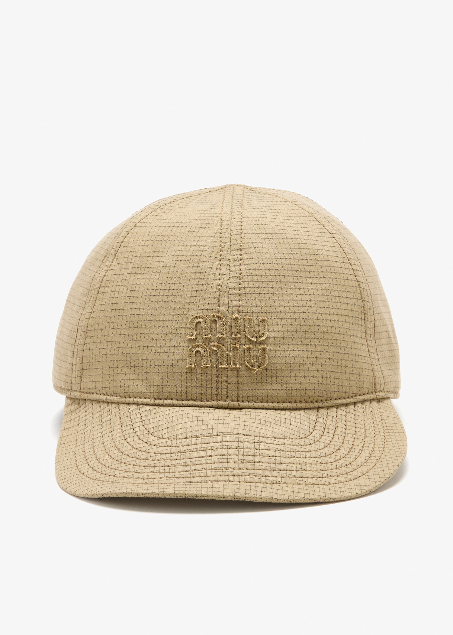 

Cotton baseball cap, Beige