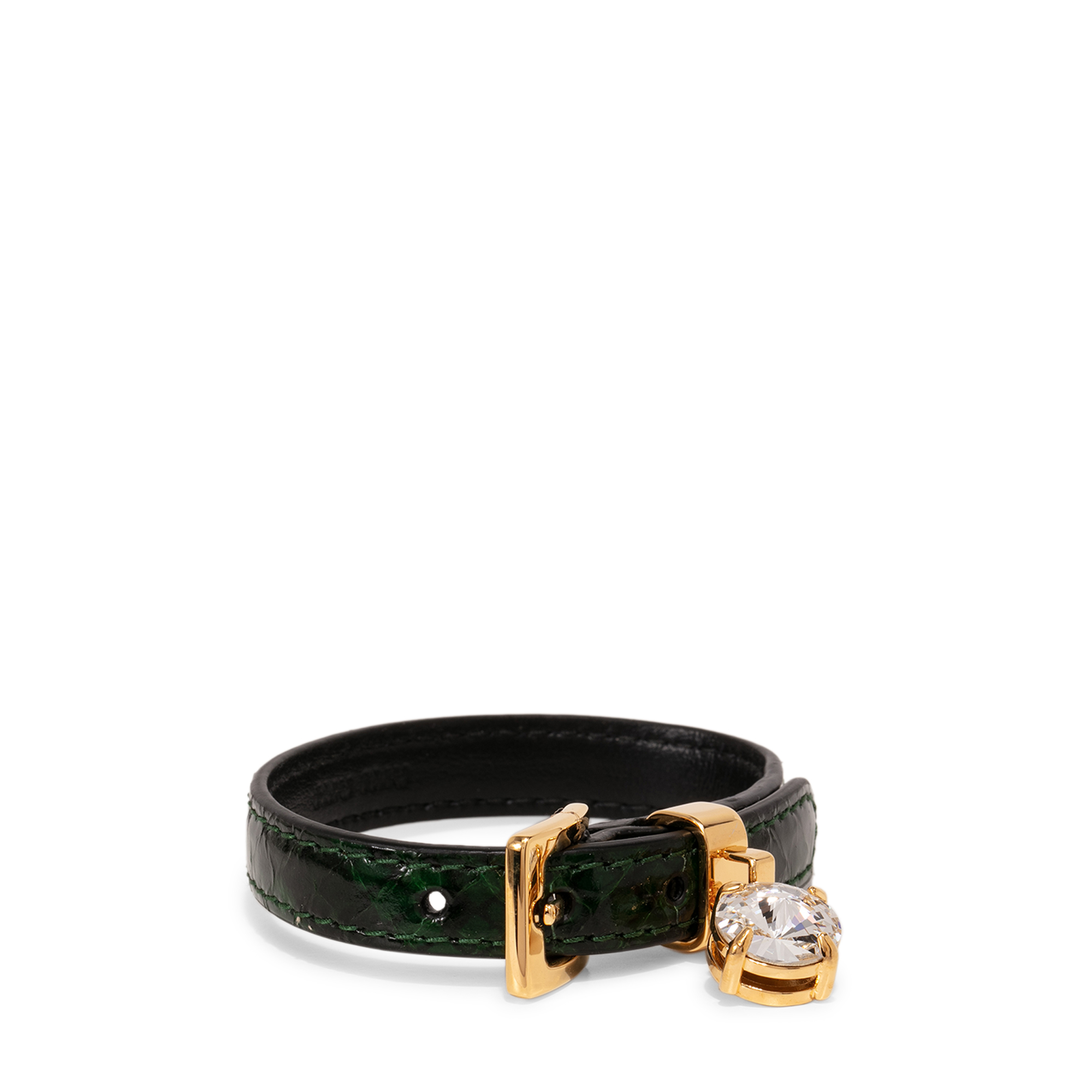 

Leather bracelet, Green