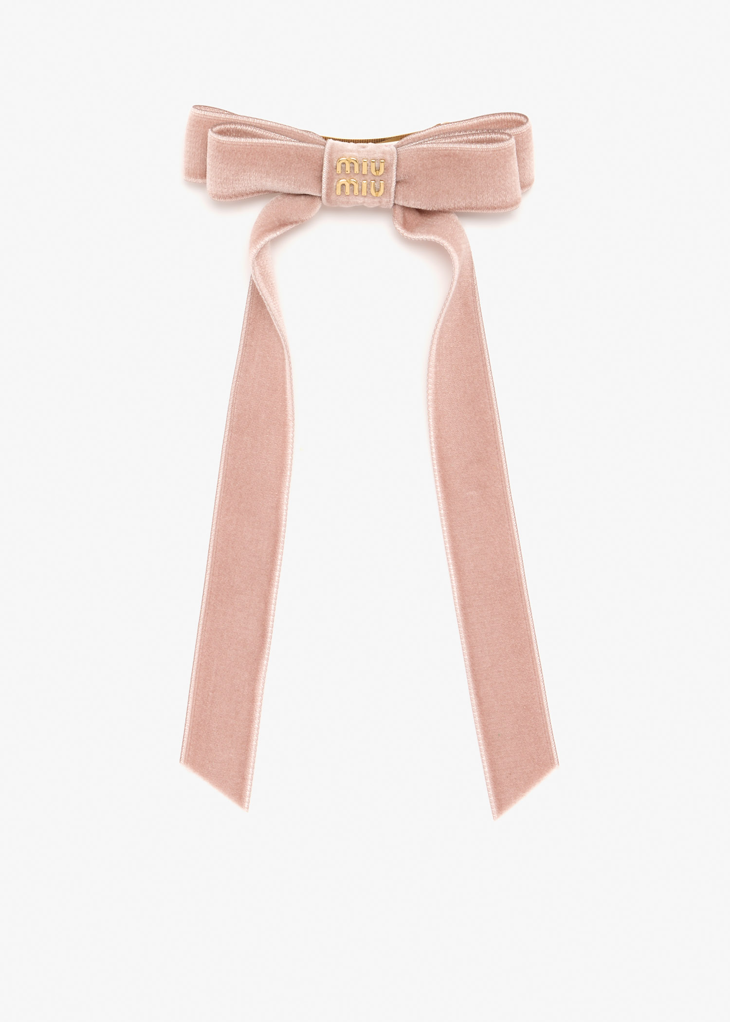 

Velvet hair clip, Pink