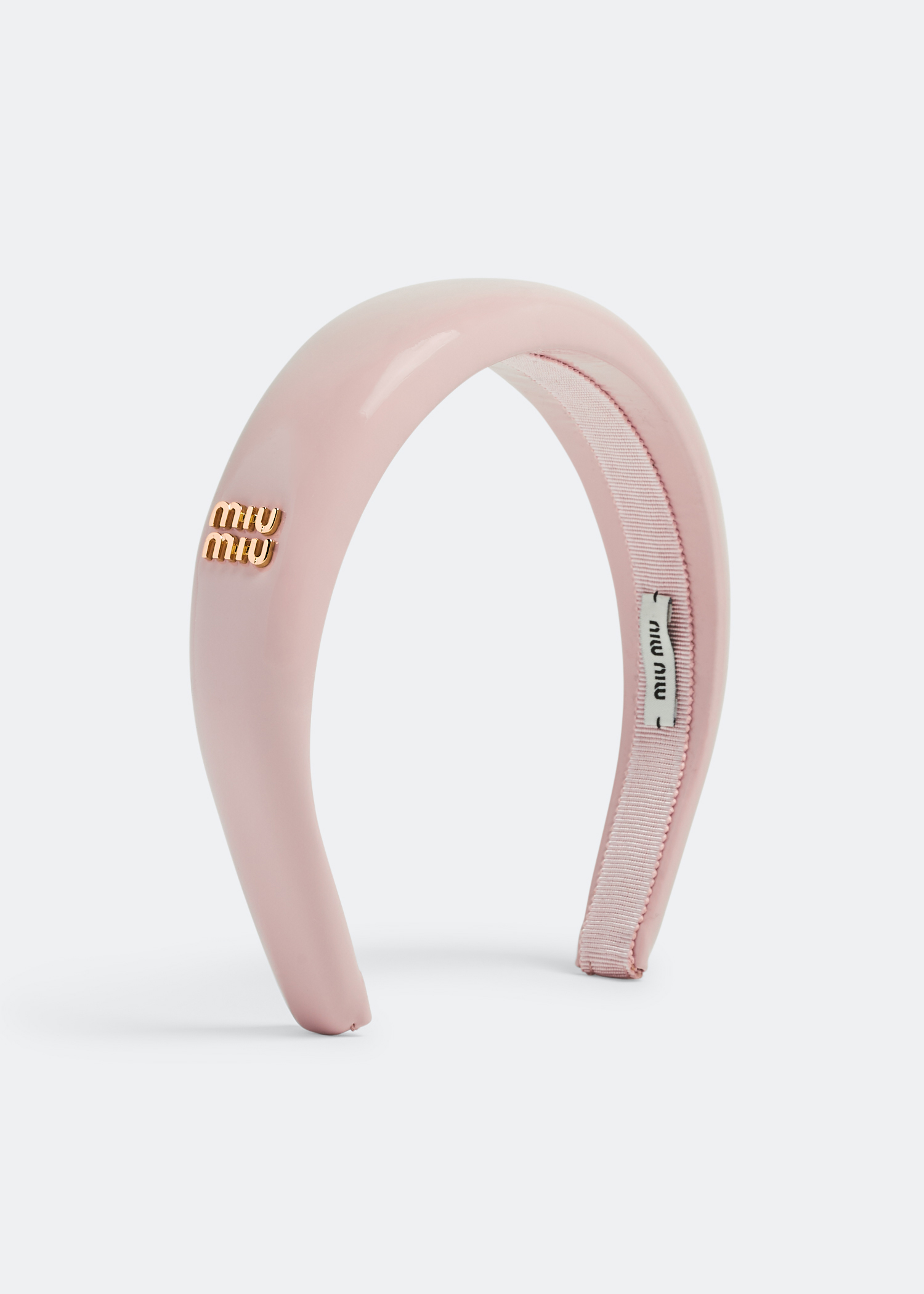 

Leather headband, Pink