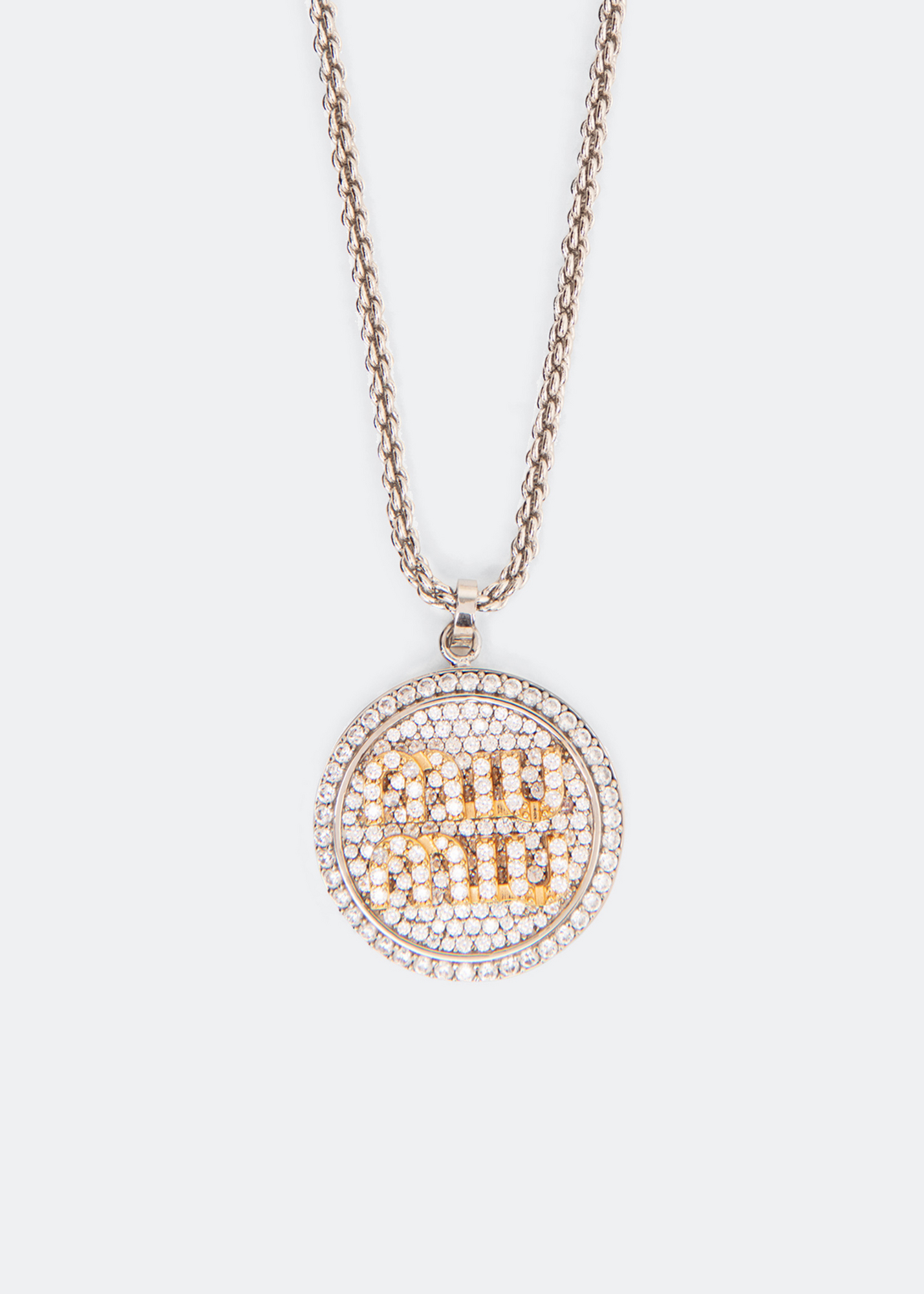 

Logo necklace, Silver