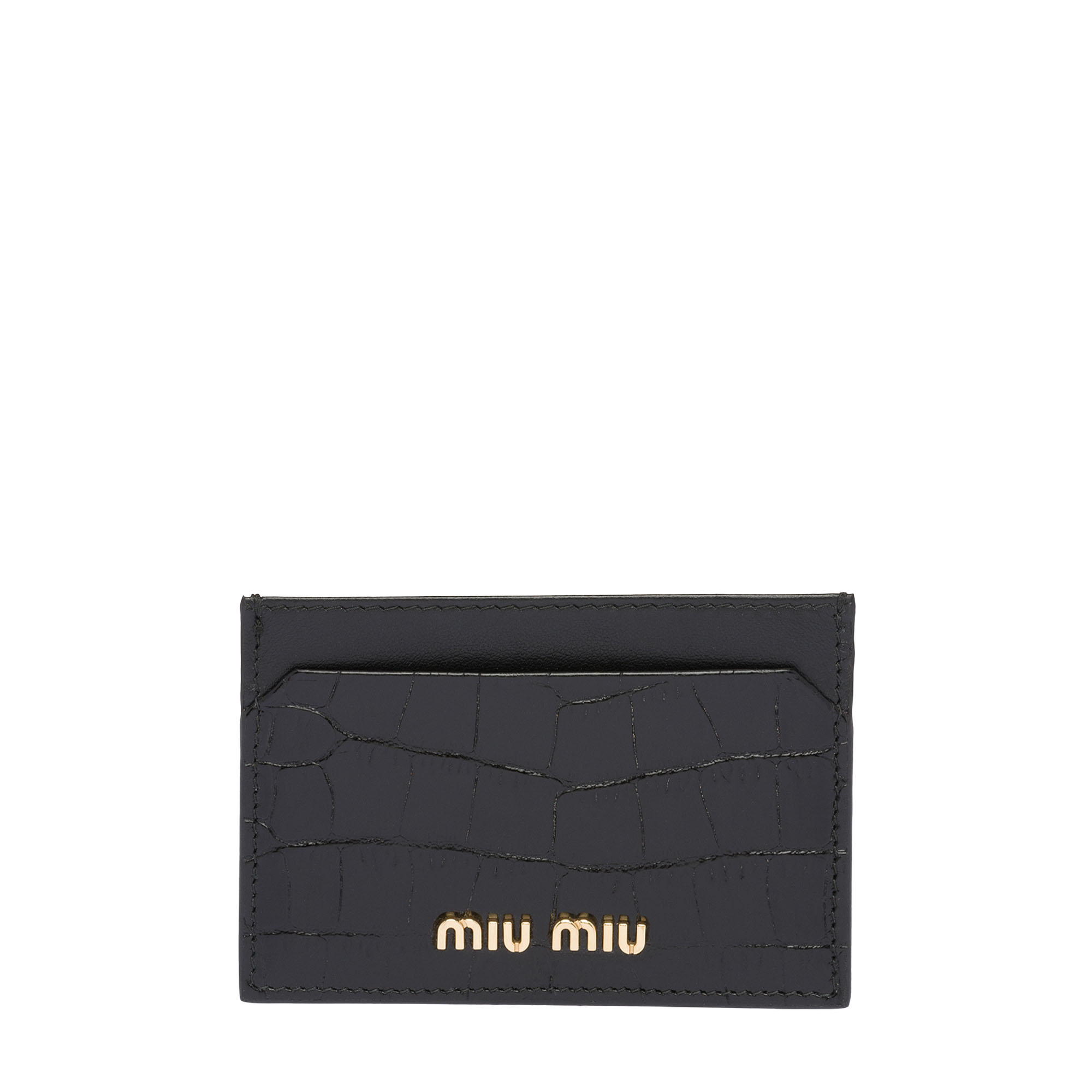 

Leather card holder, Black