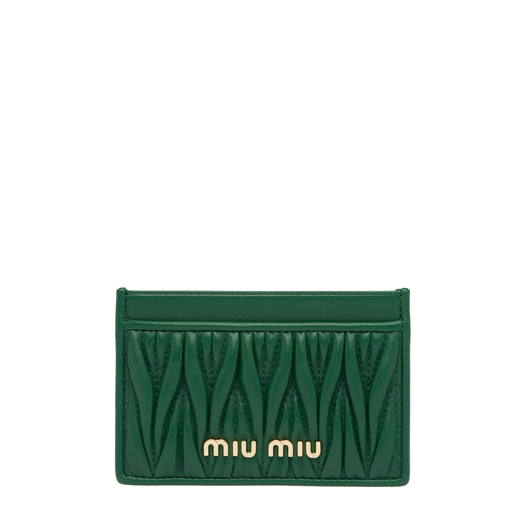 

Leather card holder, Green