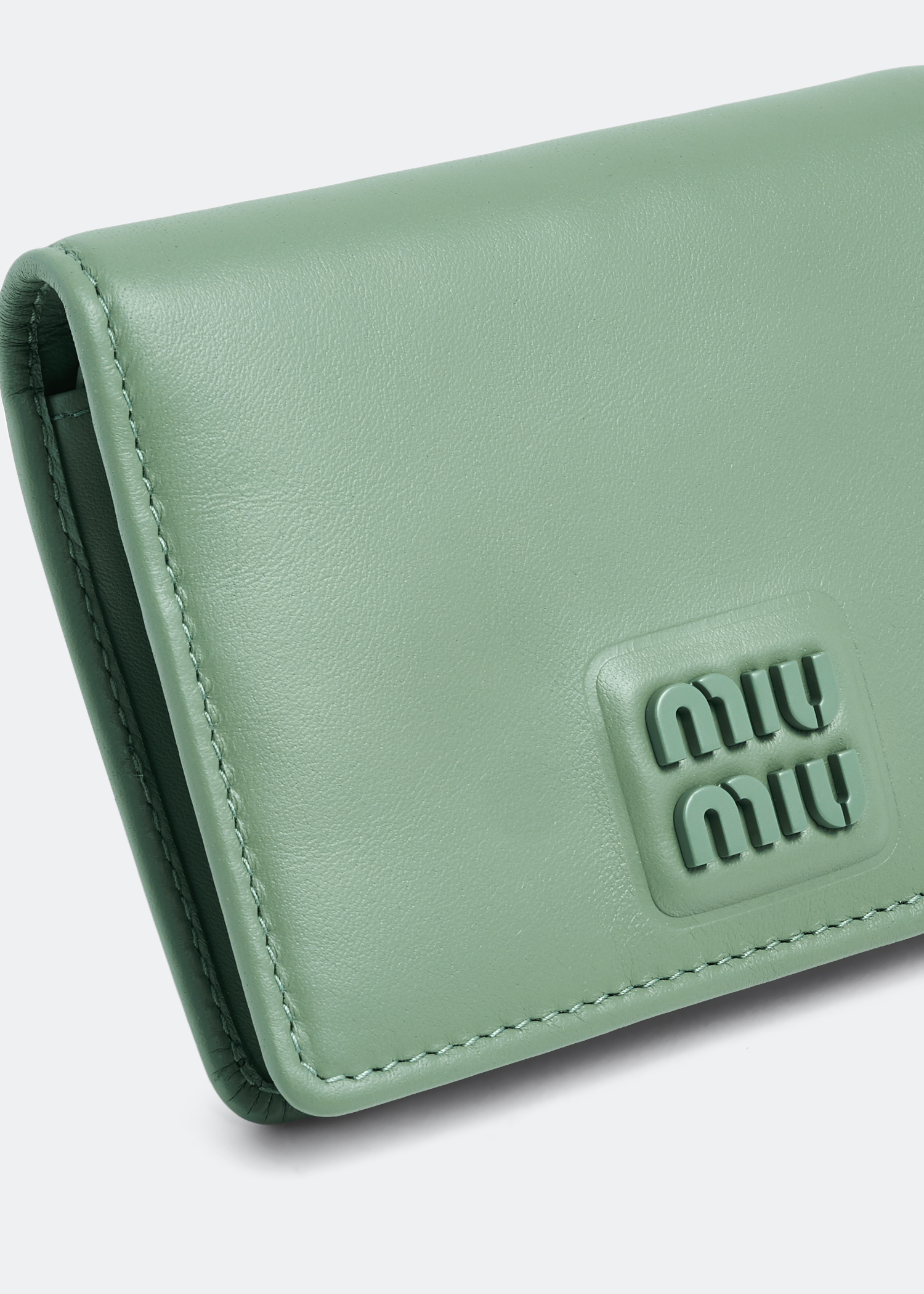 

Small leather wallet, Green