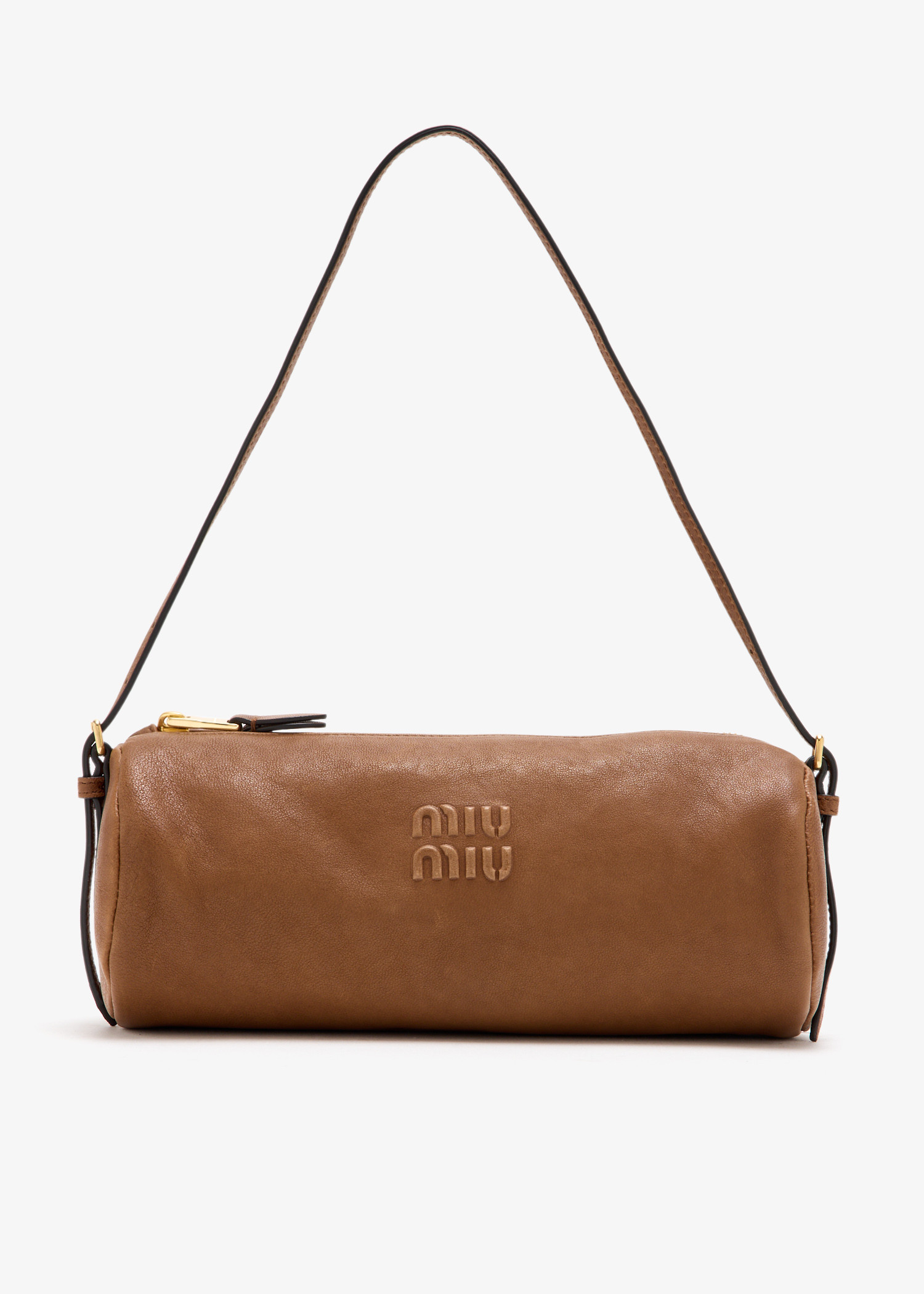 

Nappa leather pouch, Brown