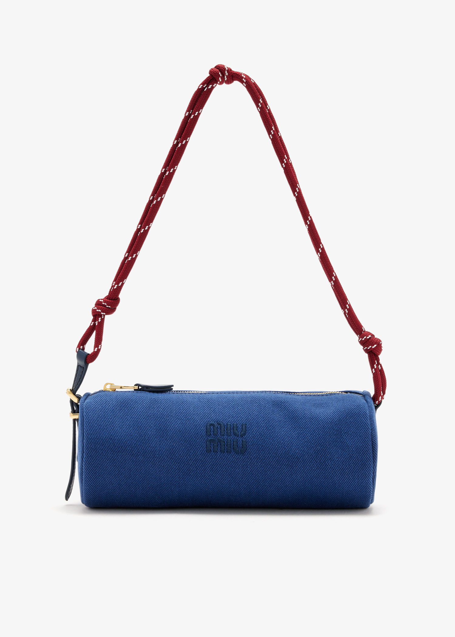 

Gabardine pouch, Blue