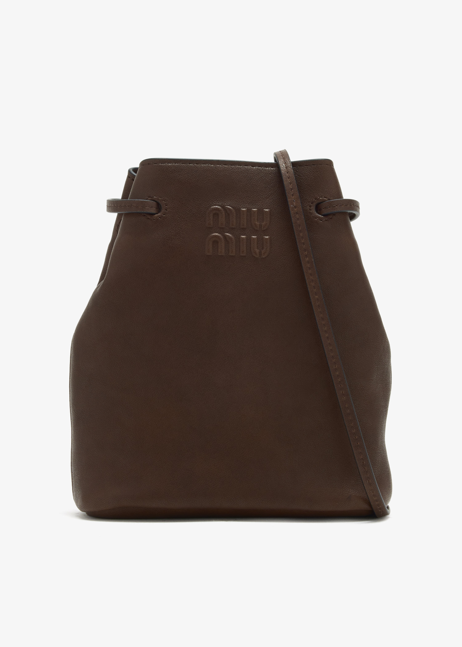 

Nappa leather mini bag, Black