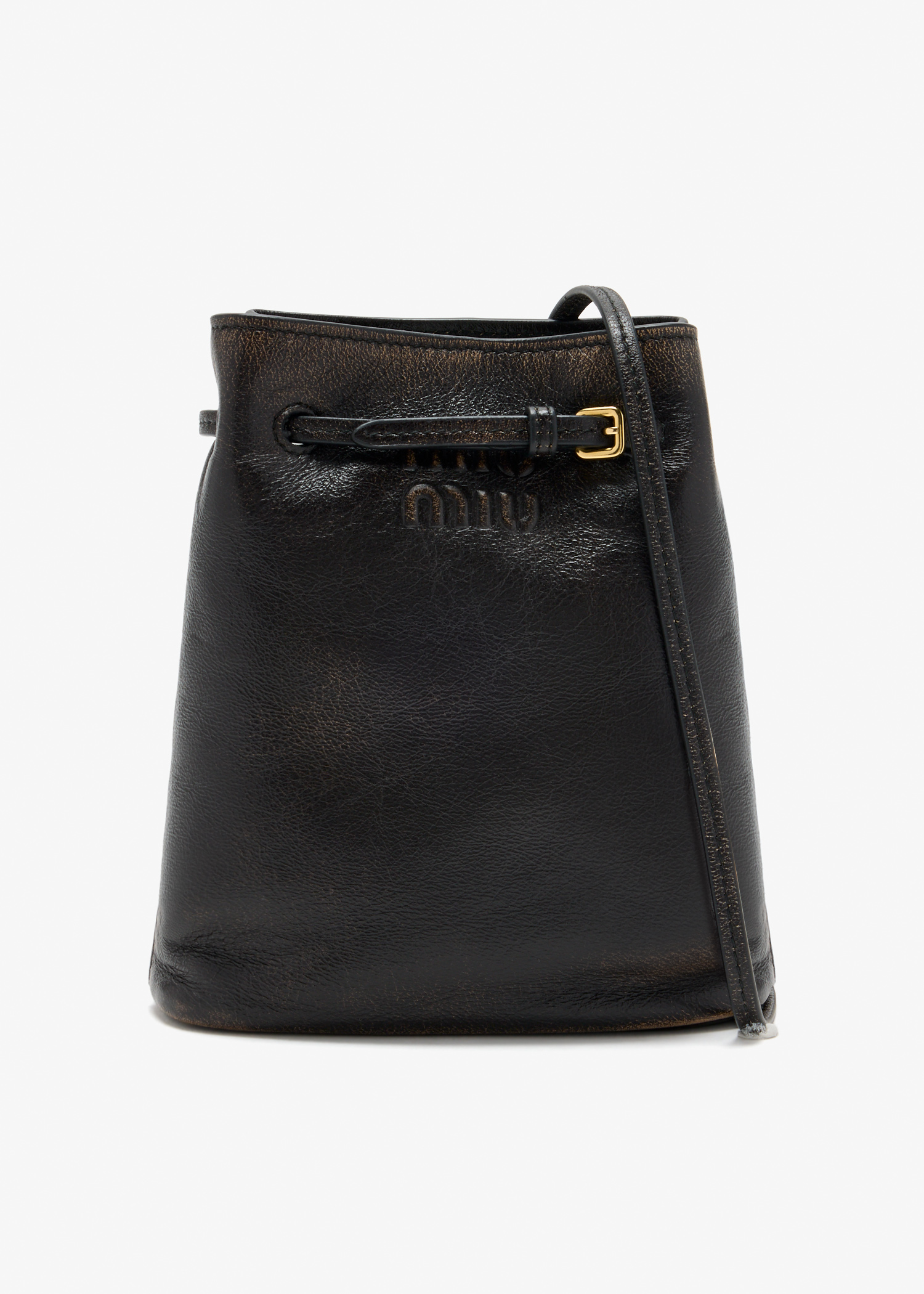 

Nappa leather pouch, Brown