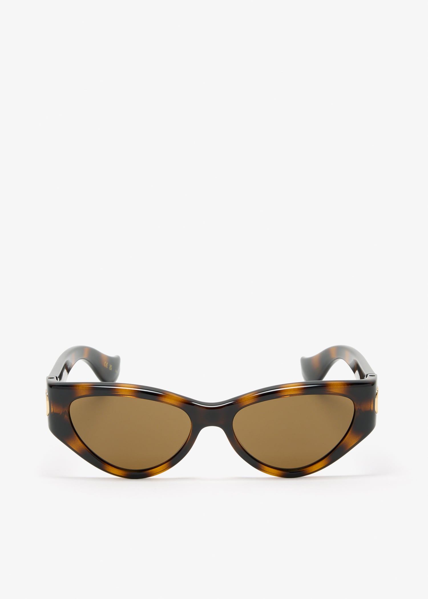 

VLogo cat-eye sunglasses, Brown