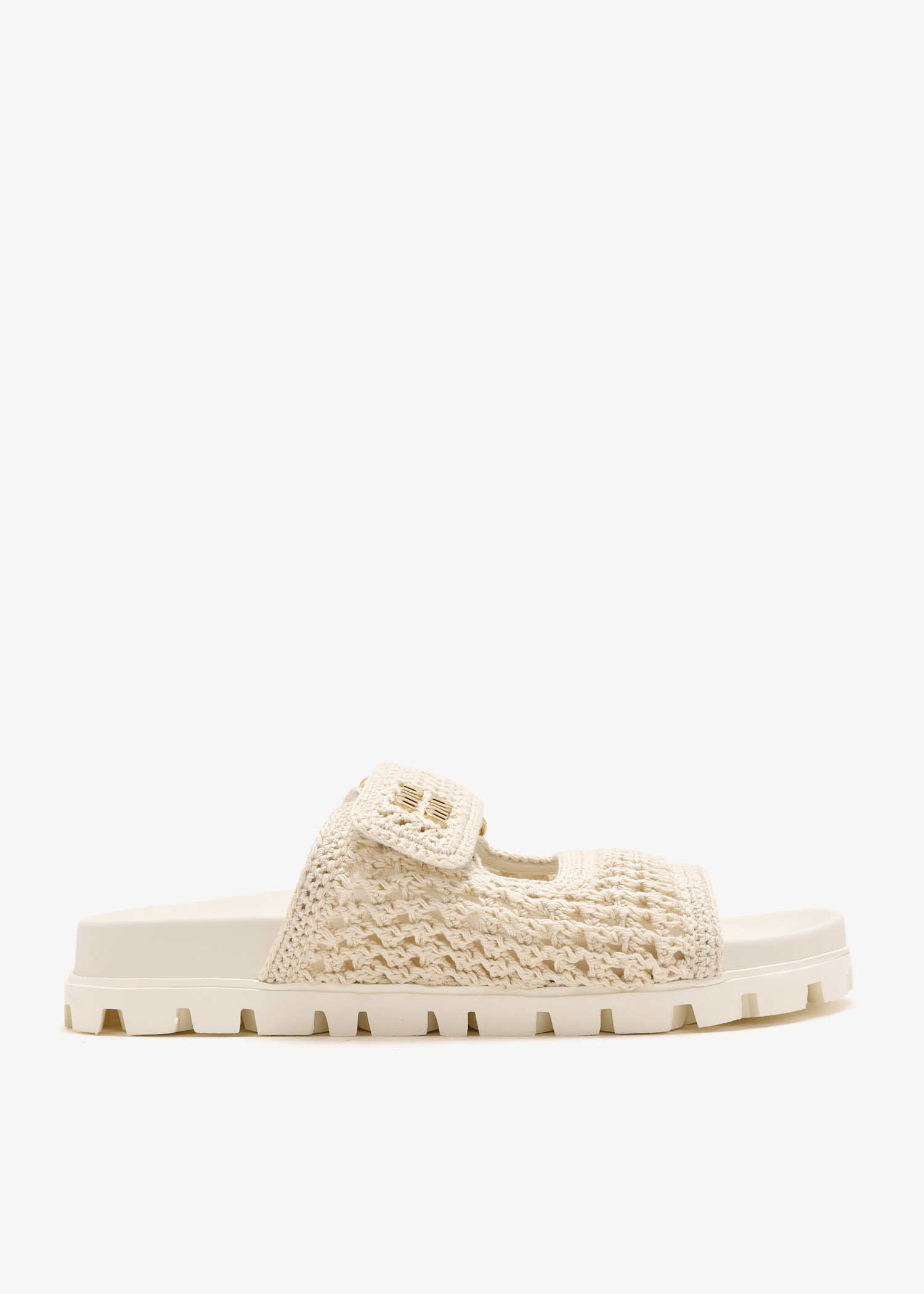 

Crochet sandals, Cream