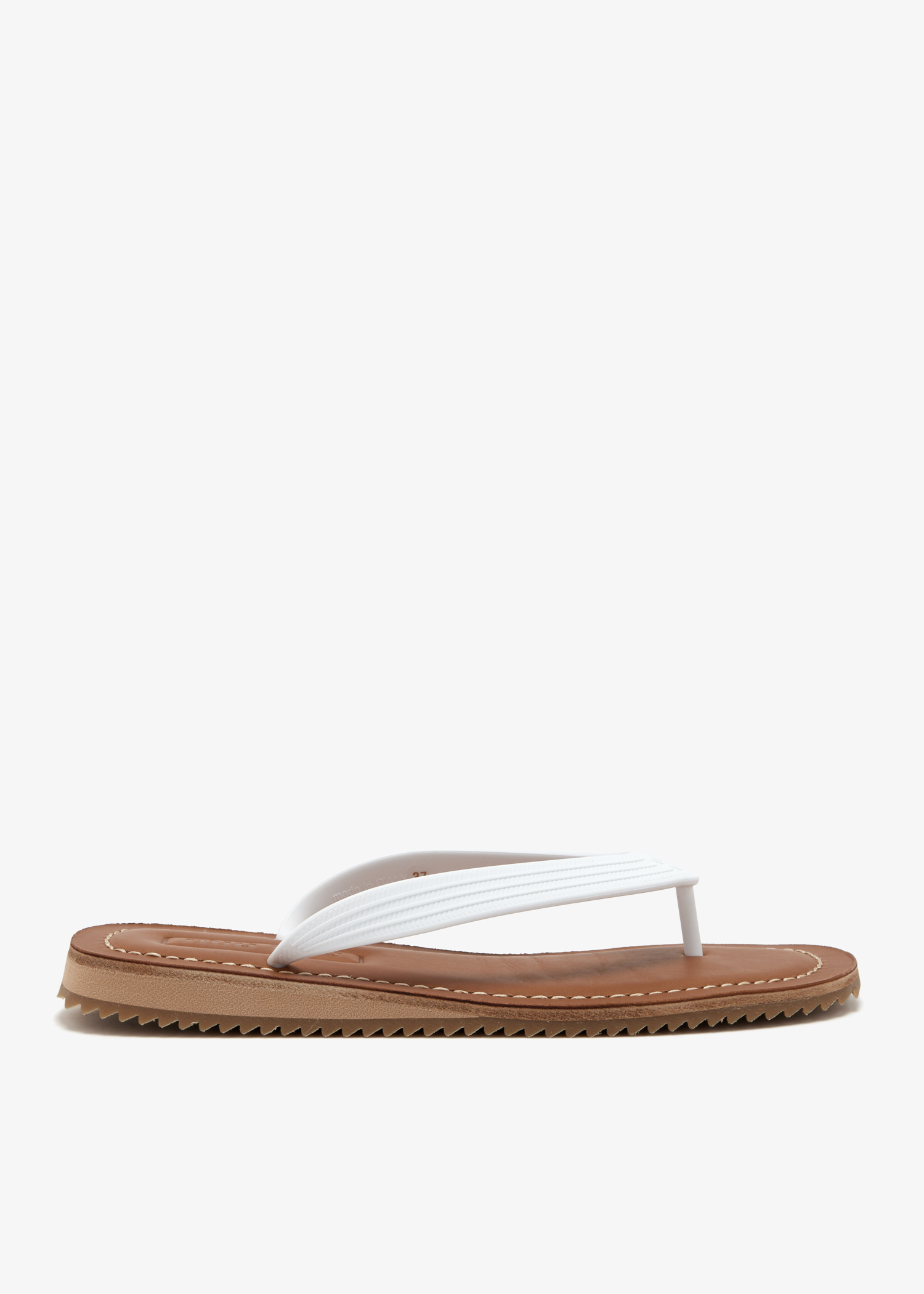 

Thong sandals, White