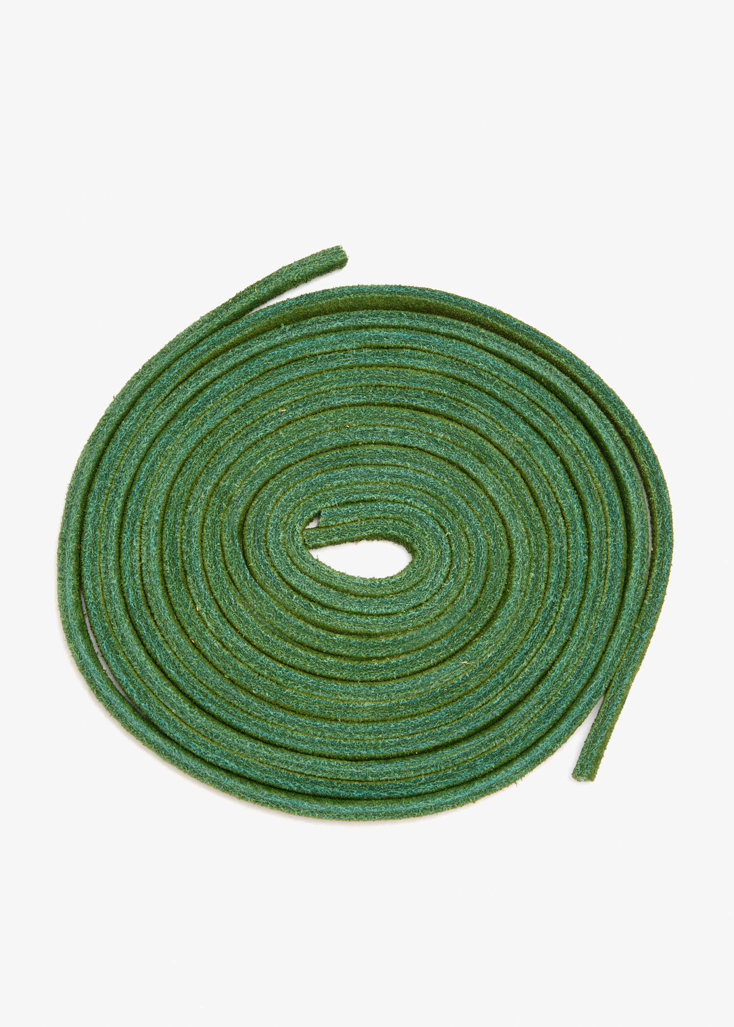 

Colored leather laces, Green