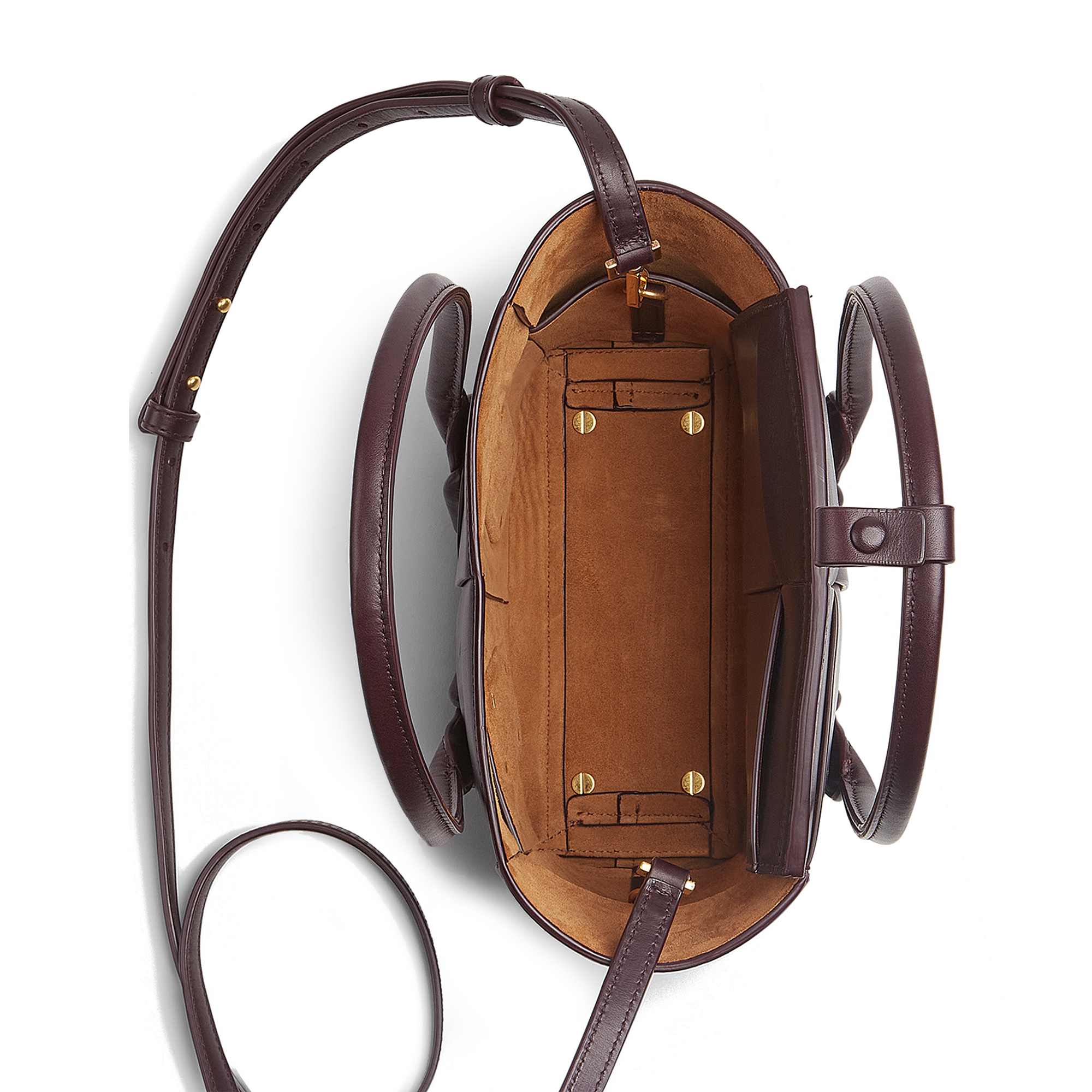 

Mini Arco bag, Brown