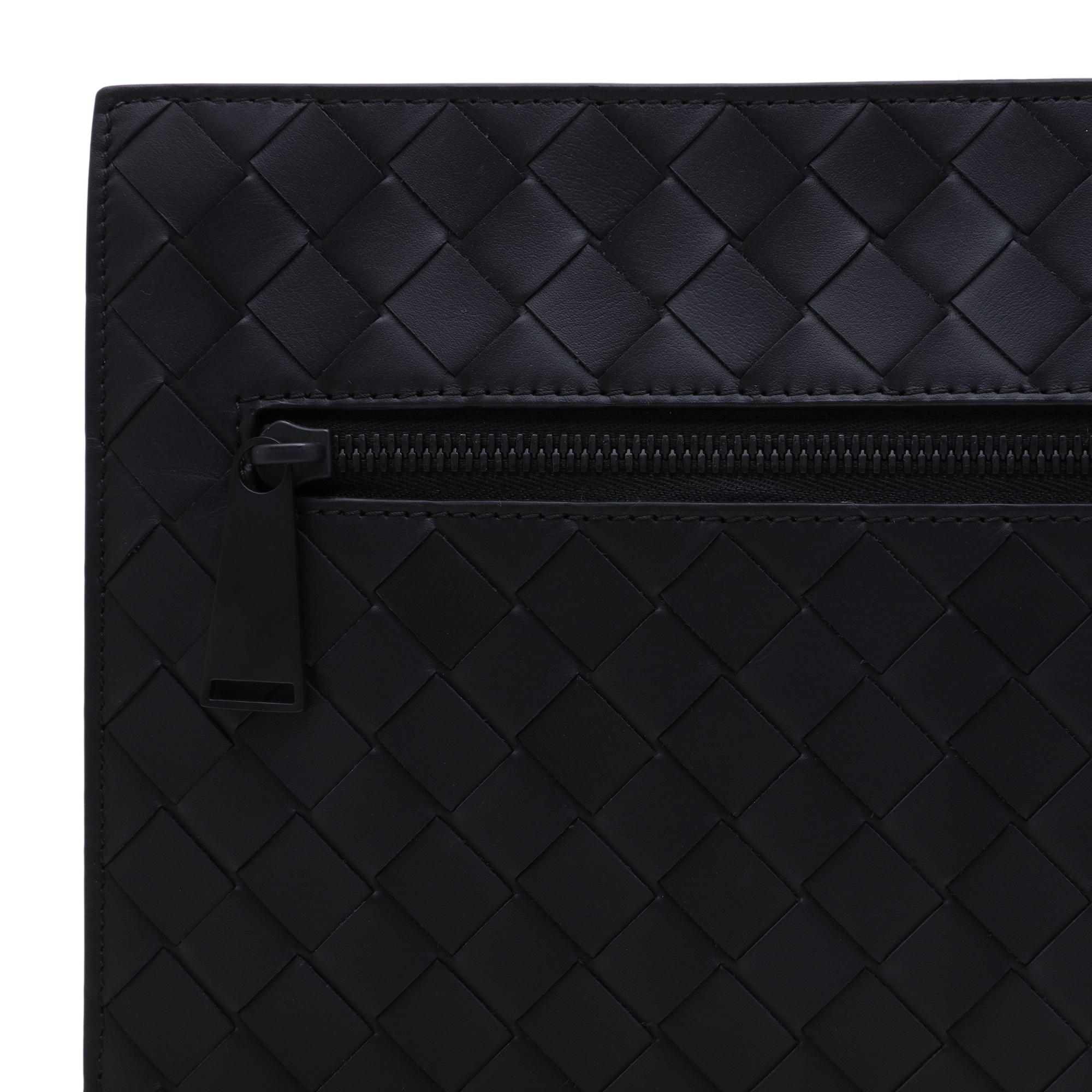 

Leather document case, Black