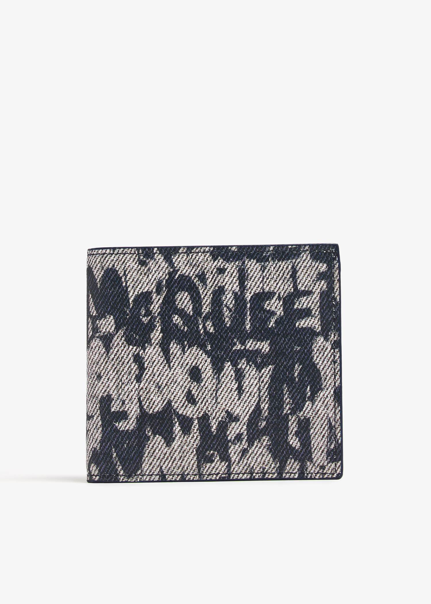 

Graffiti billfold wallet, Blue