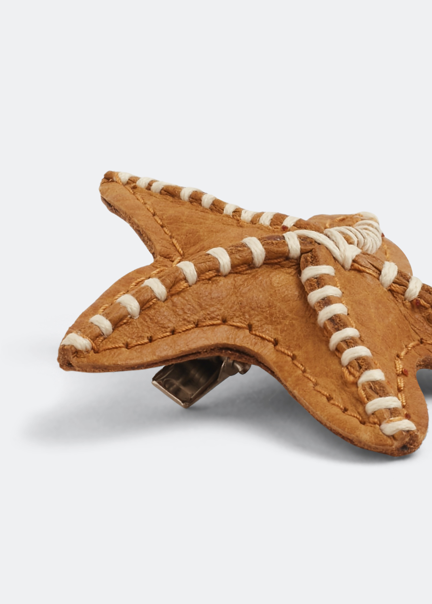 

Starfish hairclip, Brown