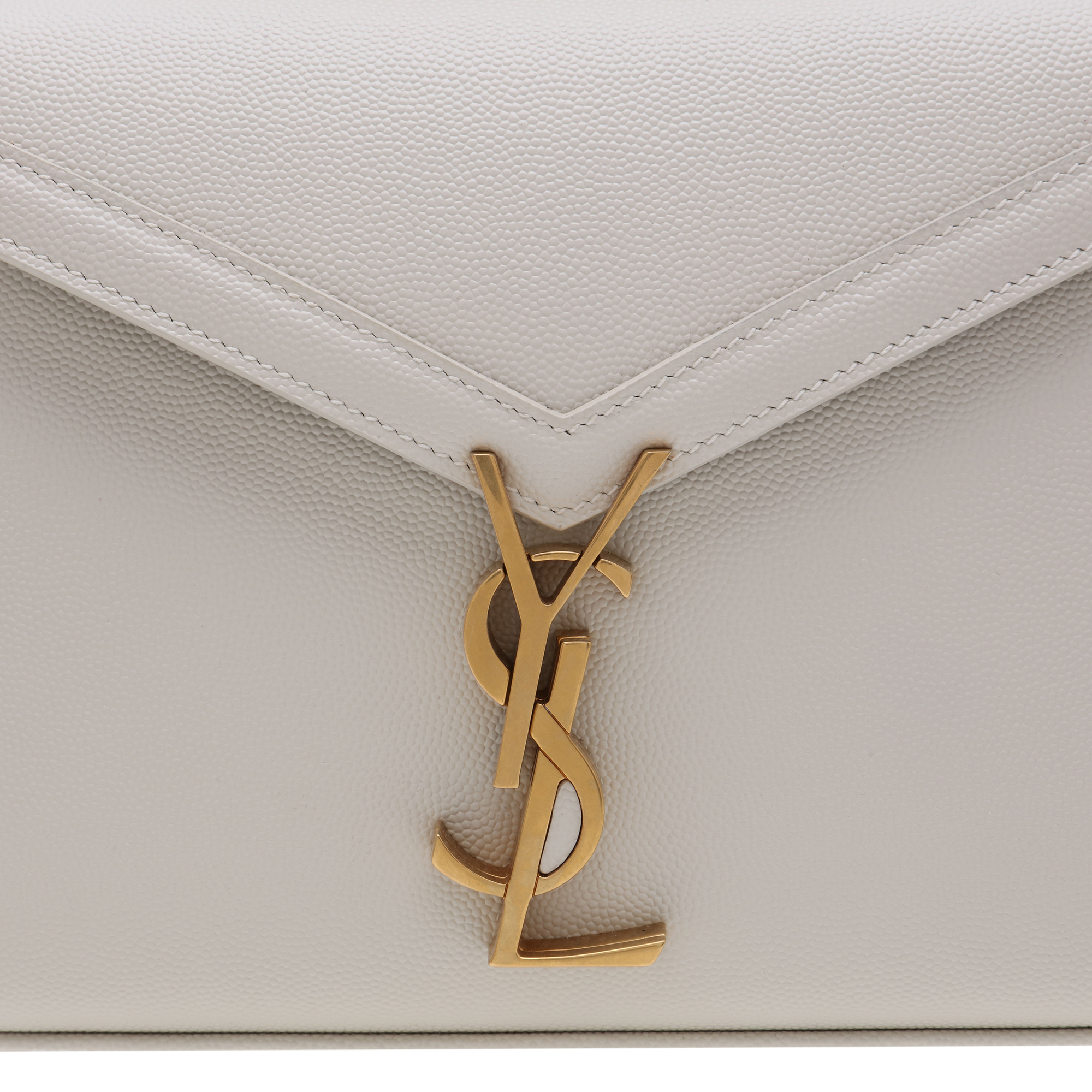 

Cassandra mini top handle bag, White