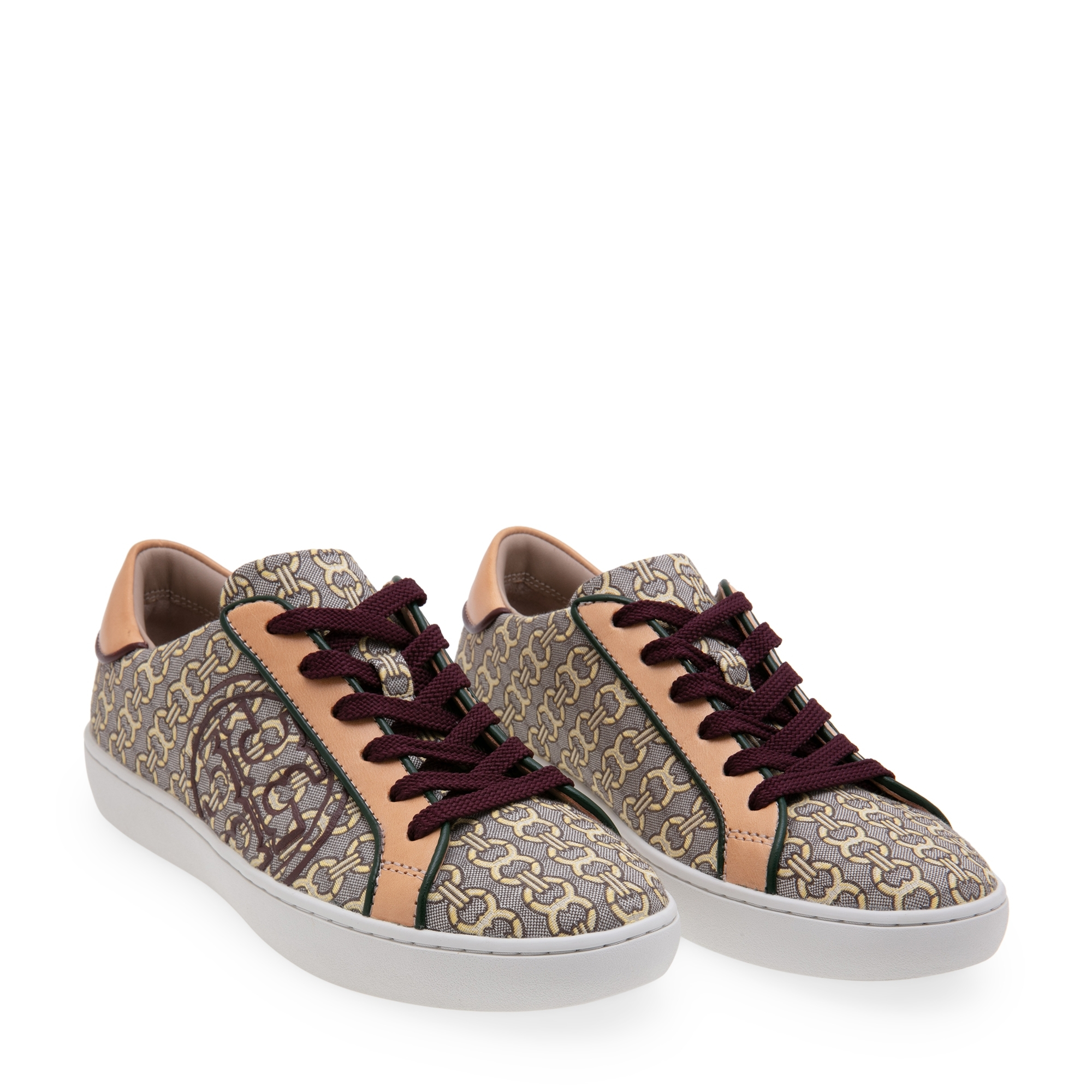 

T-logo sneakers, Brown