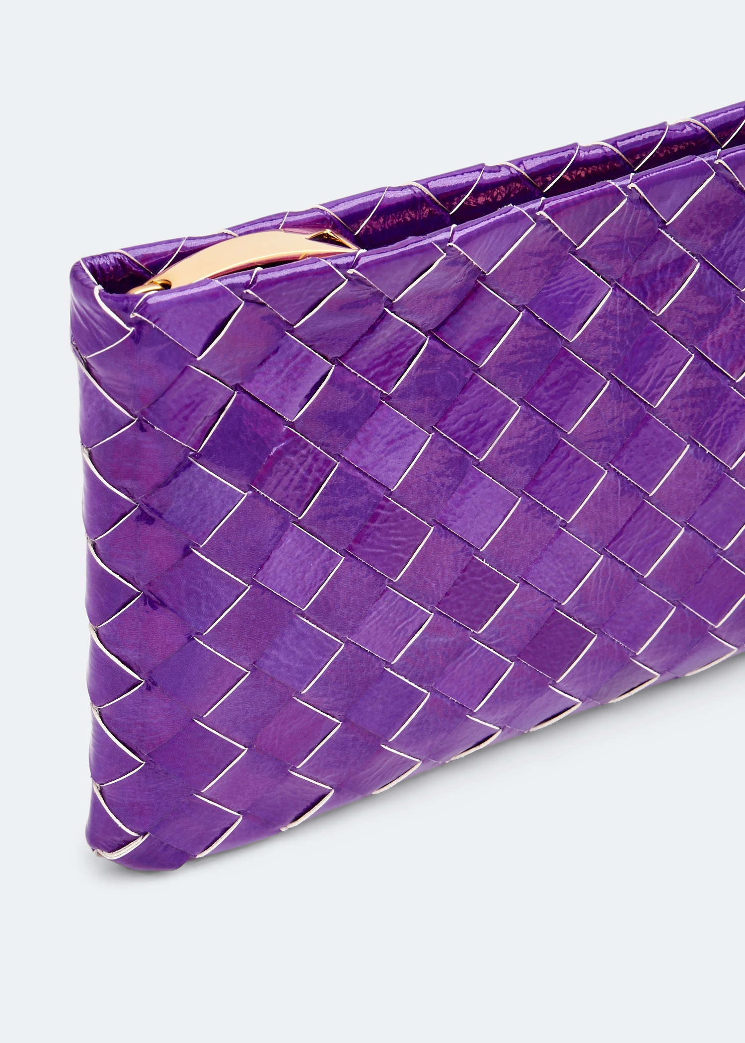 

Small intrecciato pouch, Purple