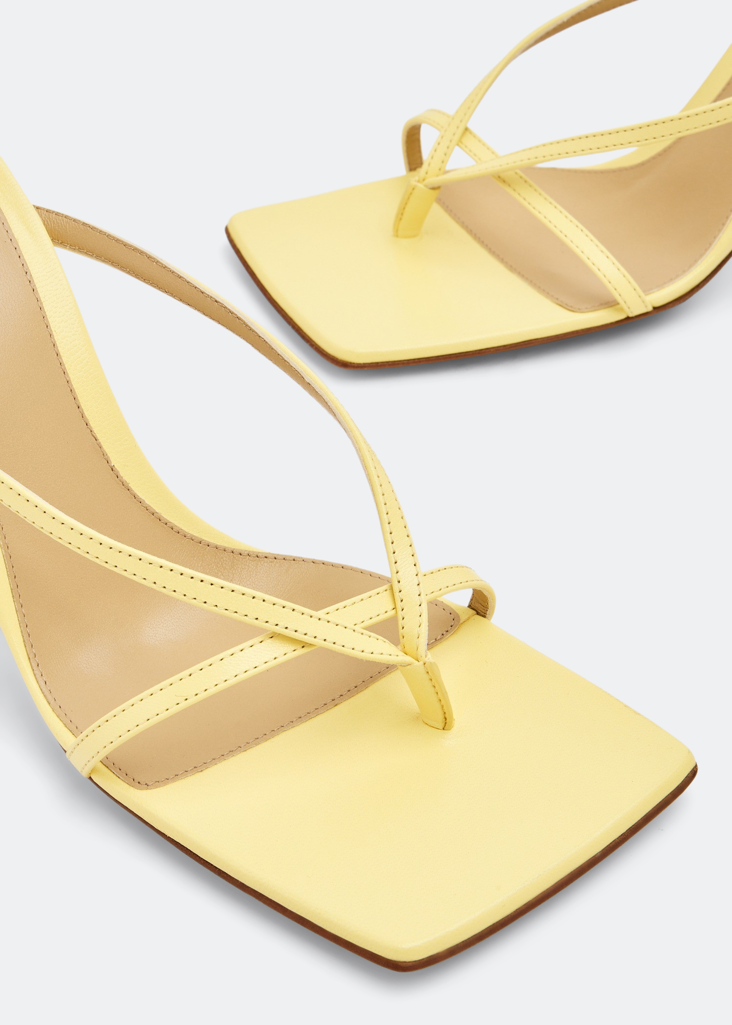 

Stretch Strap sandals, Yellow