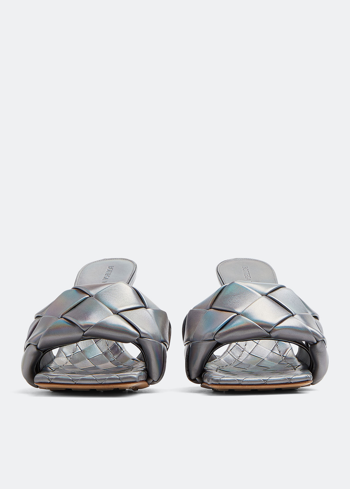 

The Lido mules, Metallic