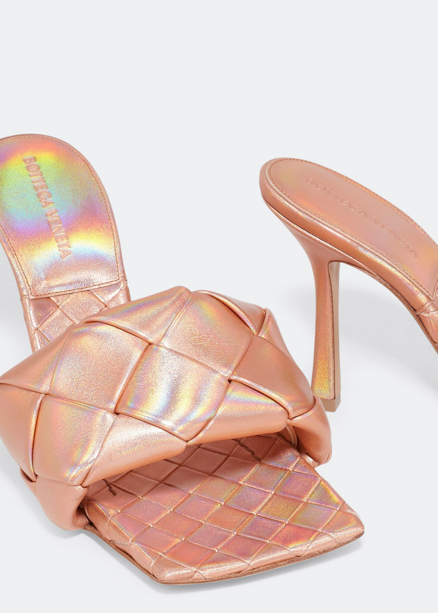 

The Lido mules, Metallic