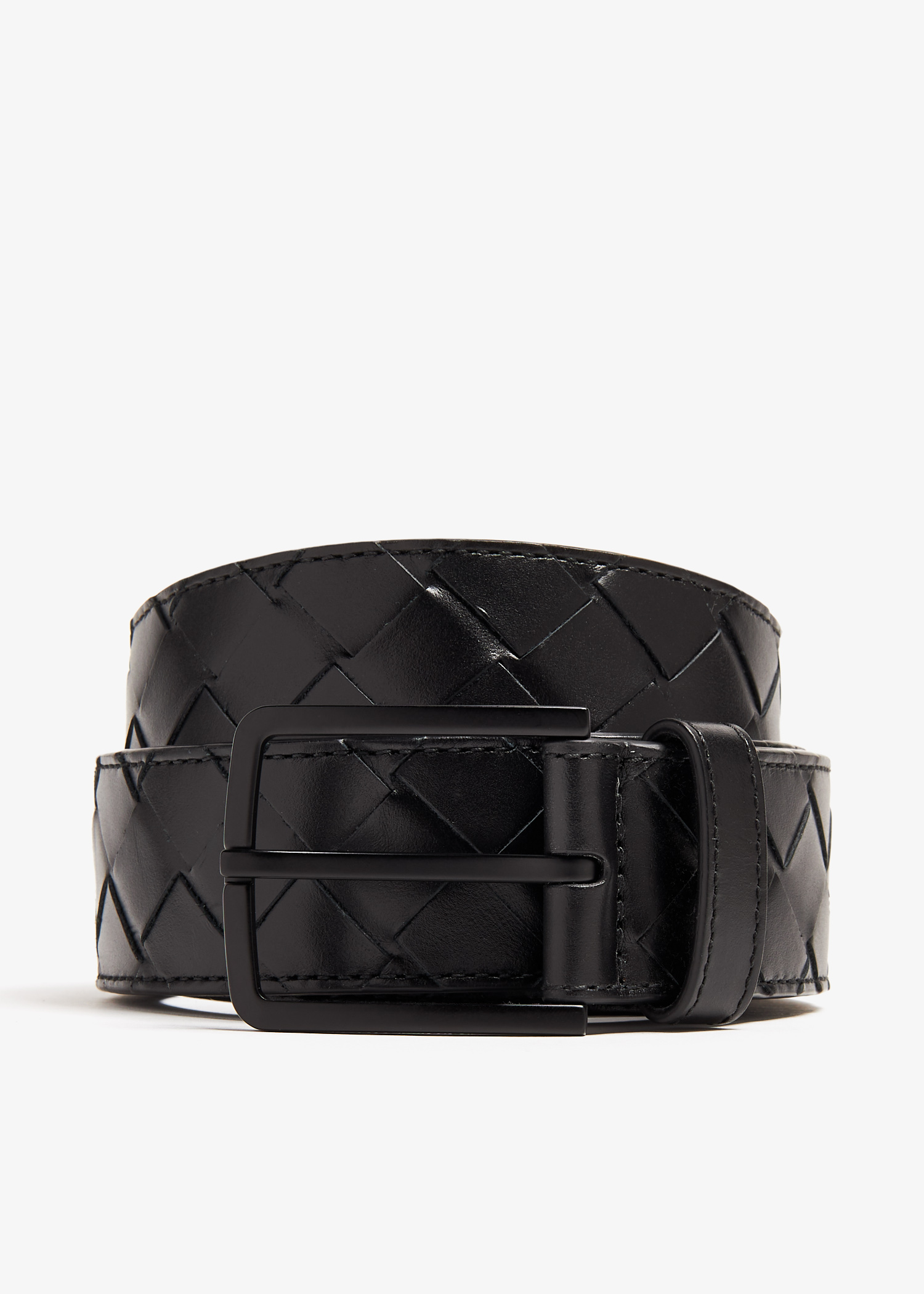 

Intrecciato belt, Black
