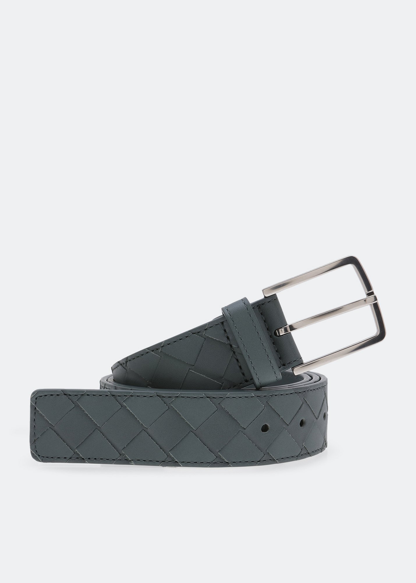 

Intrecciato belt, Grey