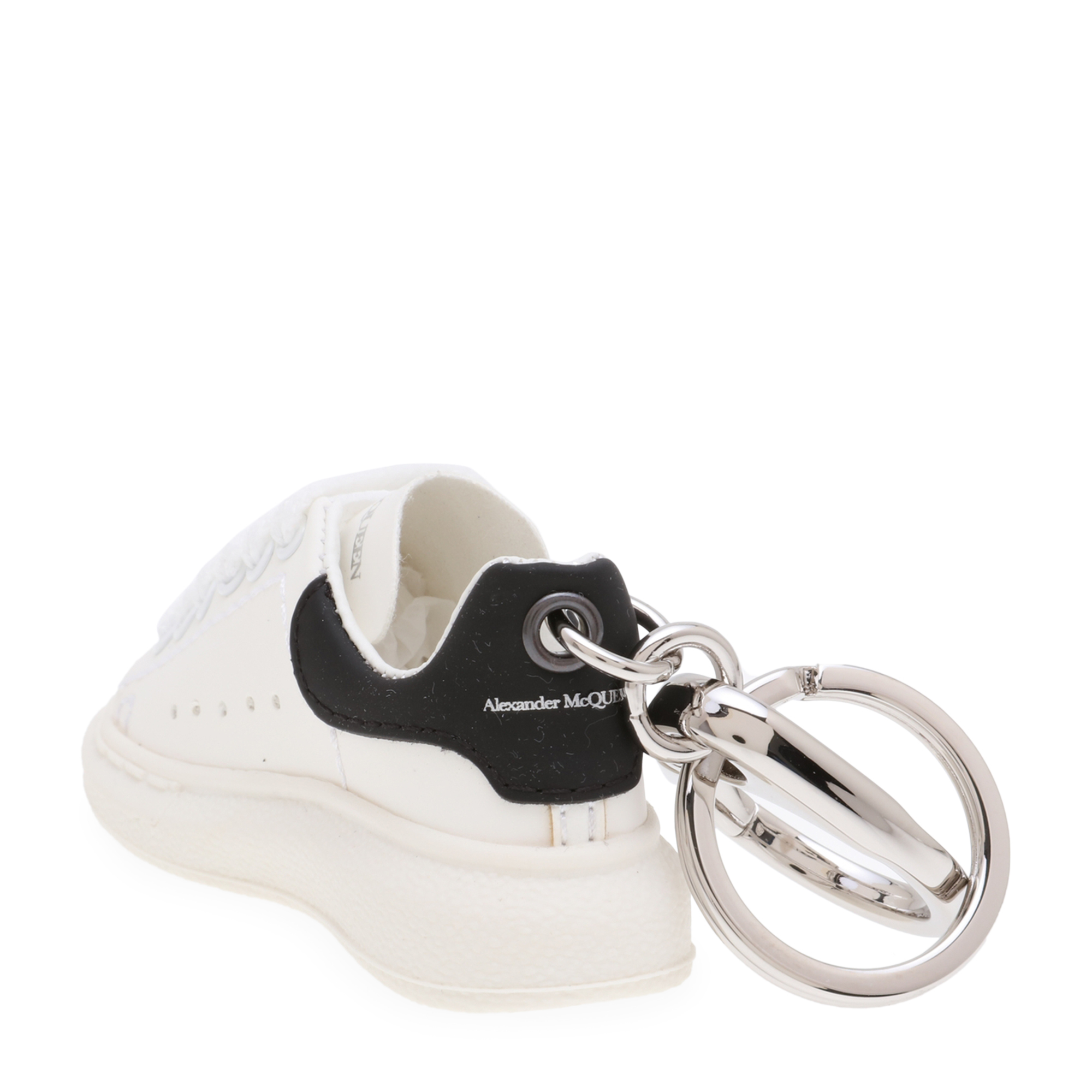 

Oversized sneaker keyring, White